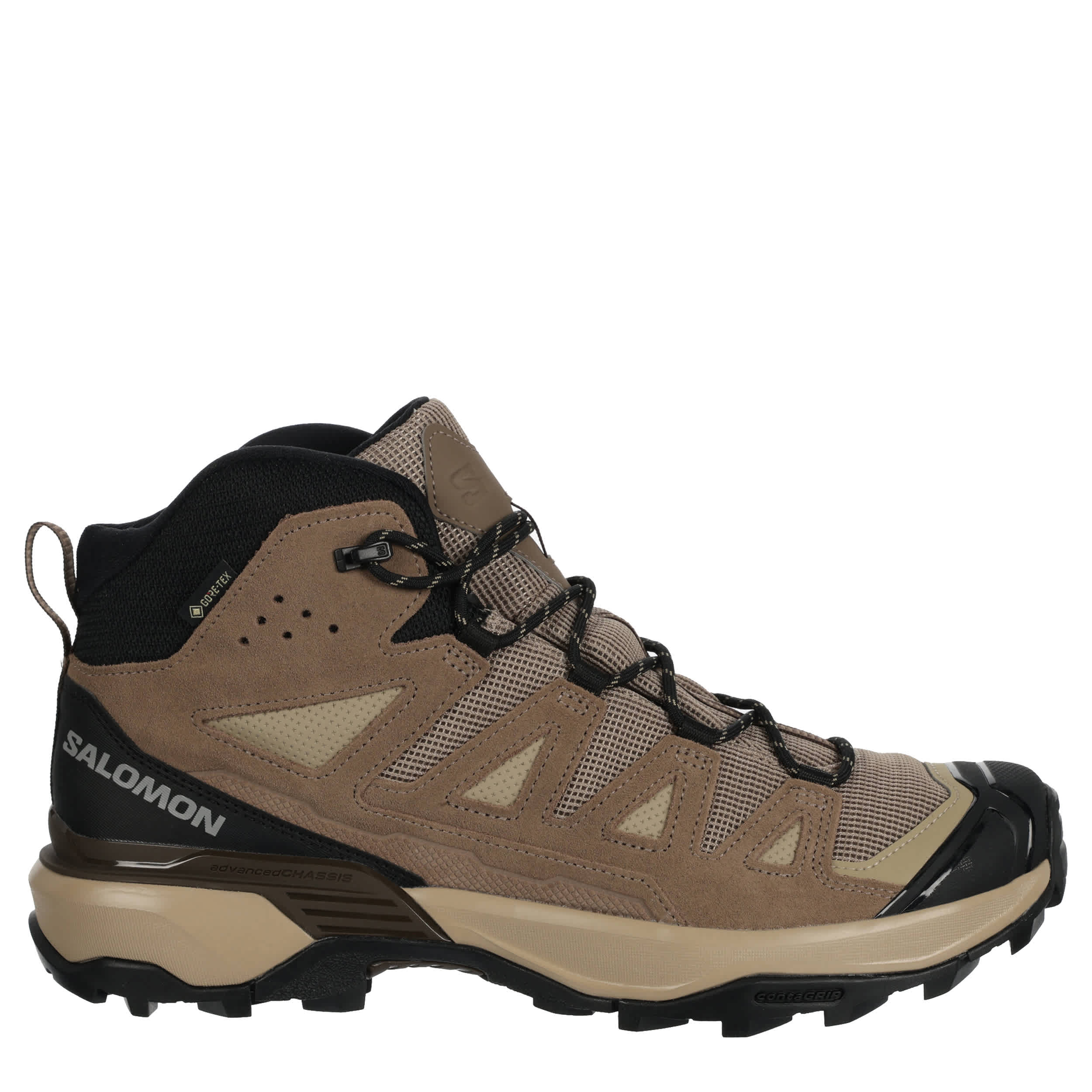SALOMON-MENS X ULTRA 360 LTR GTX MID HIKING BOOT-TAN & 