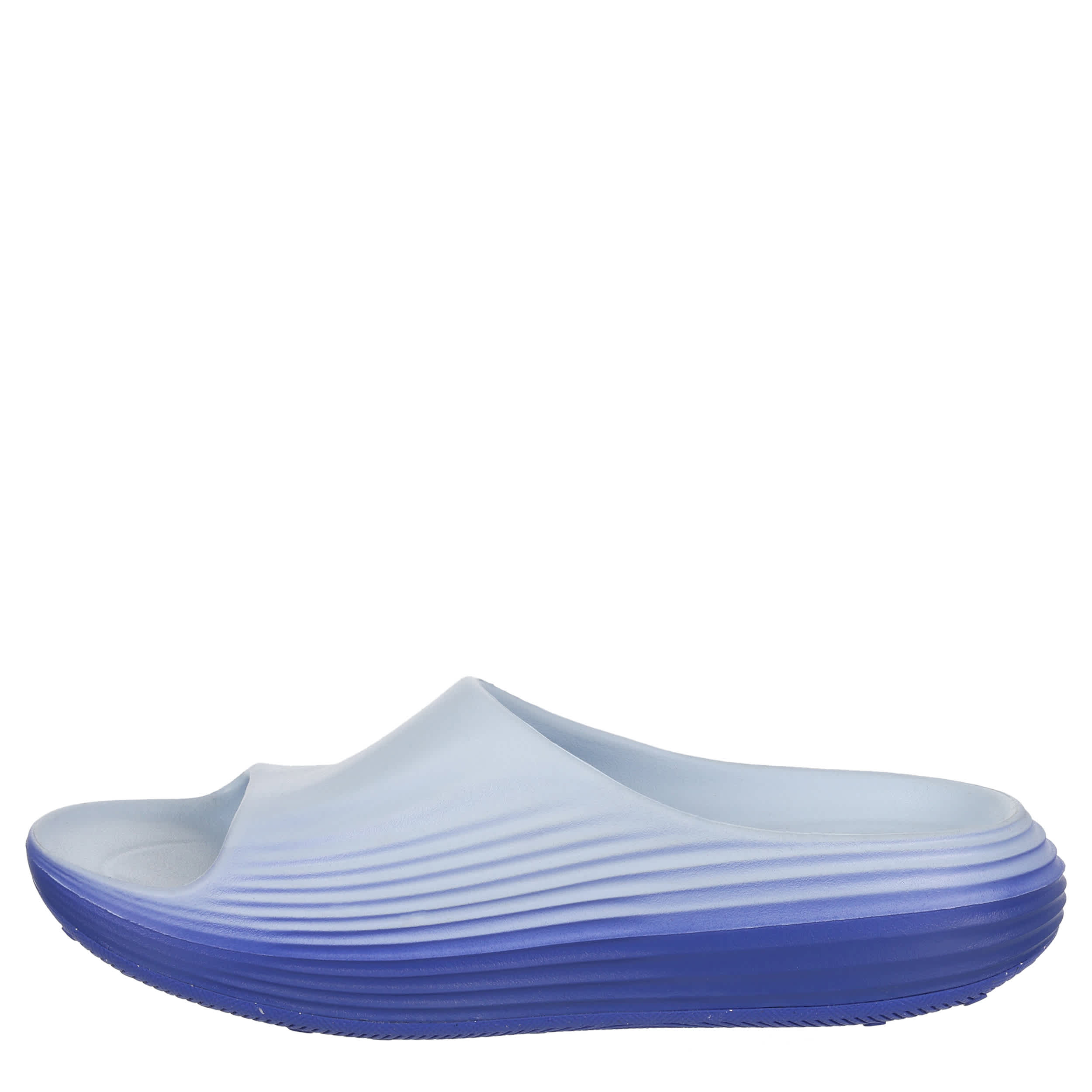 NIKE-MENS REACTX REJUVEN8 SLIDE SANDAL-BLUE & ORANGE