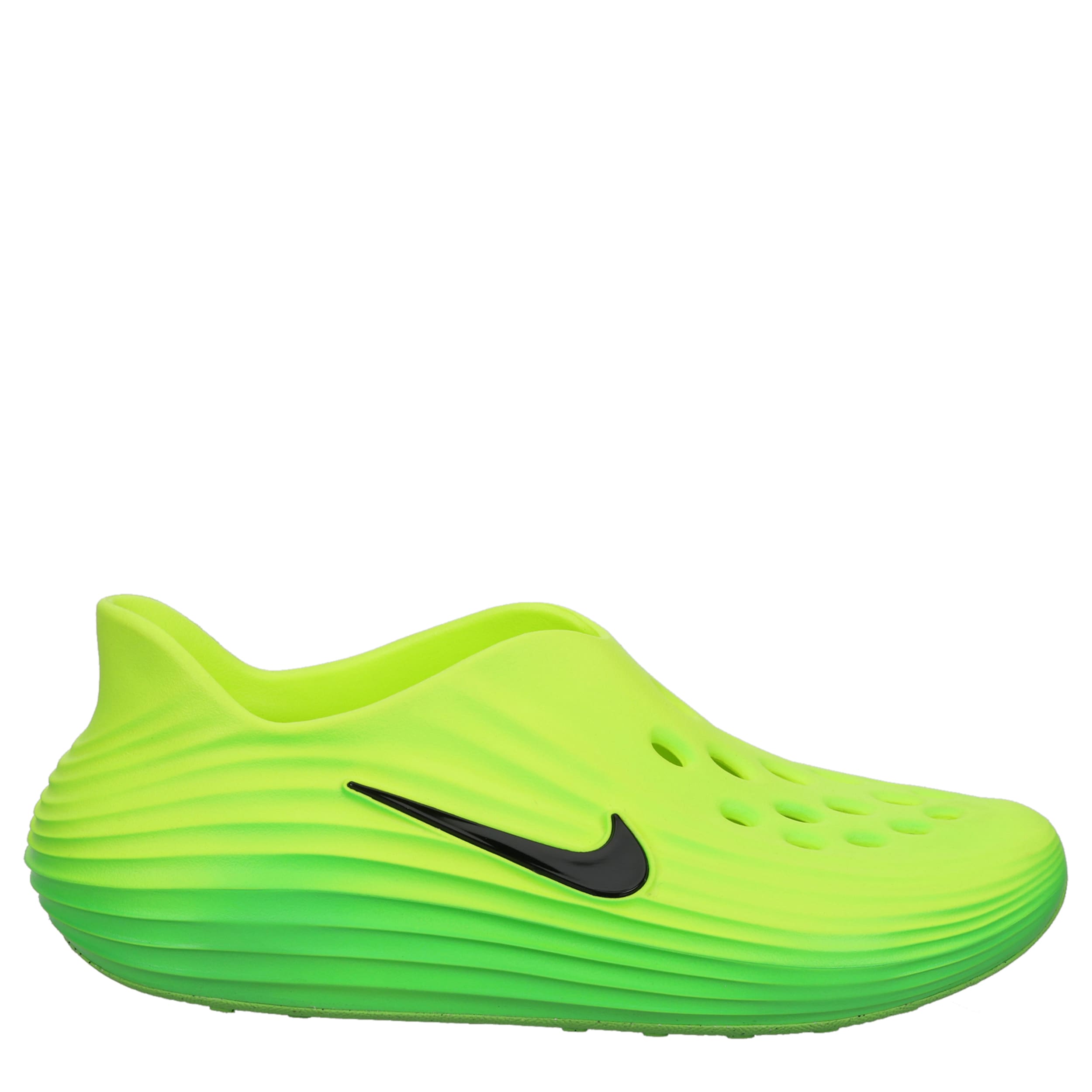 NIKE-MENS REACTX REJUVEN8 SLIP ON-BRIGHT GREEN & BLACK