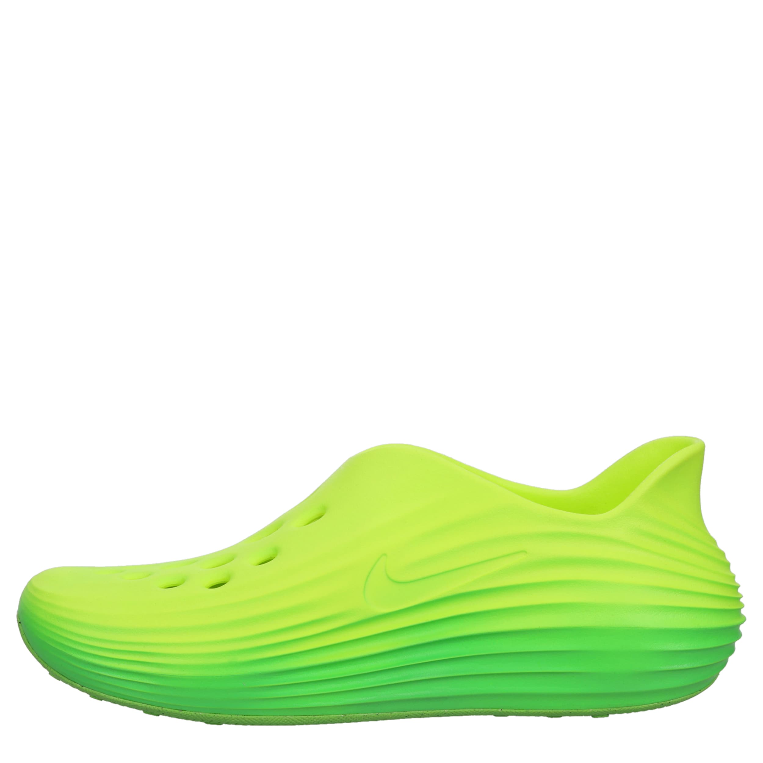 NIKE-MENS REACTX REJUVEN8 SLIP ON-BRIGHT GREEN & BLACK