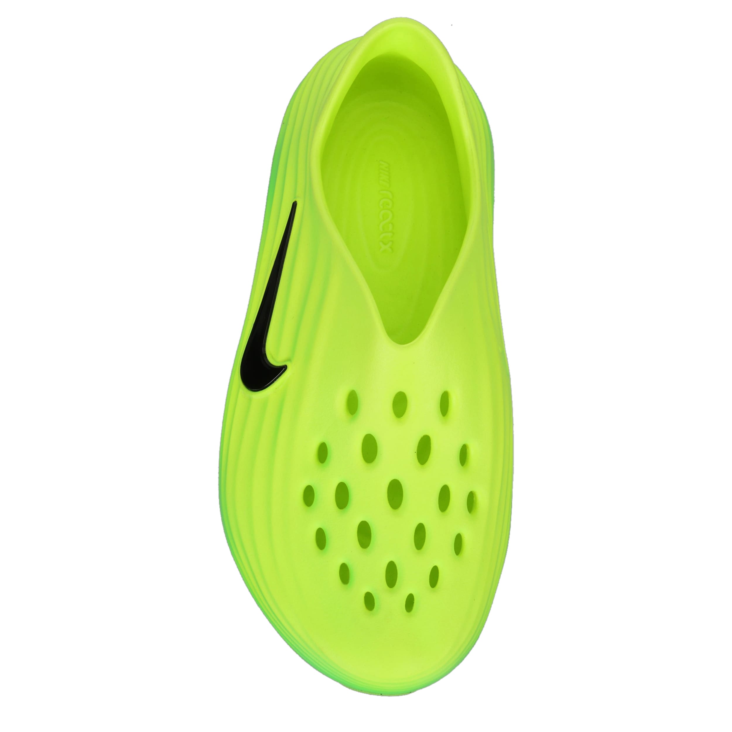 NIKE-MENS REACTX REJUVEN8 SLIP ON-BRIGHT GREEN & BLACK