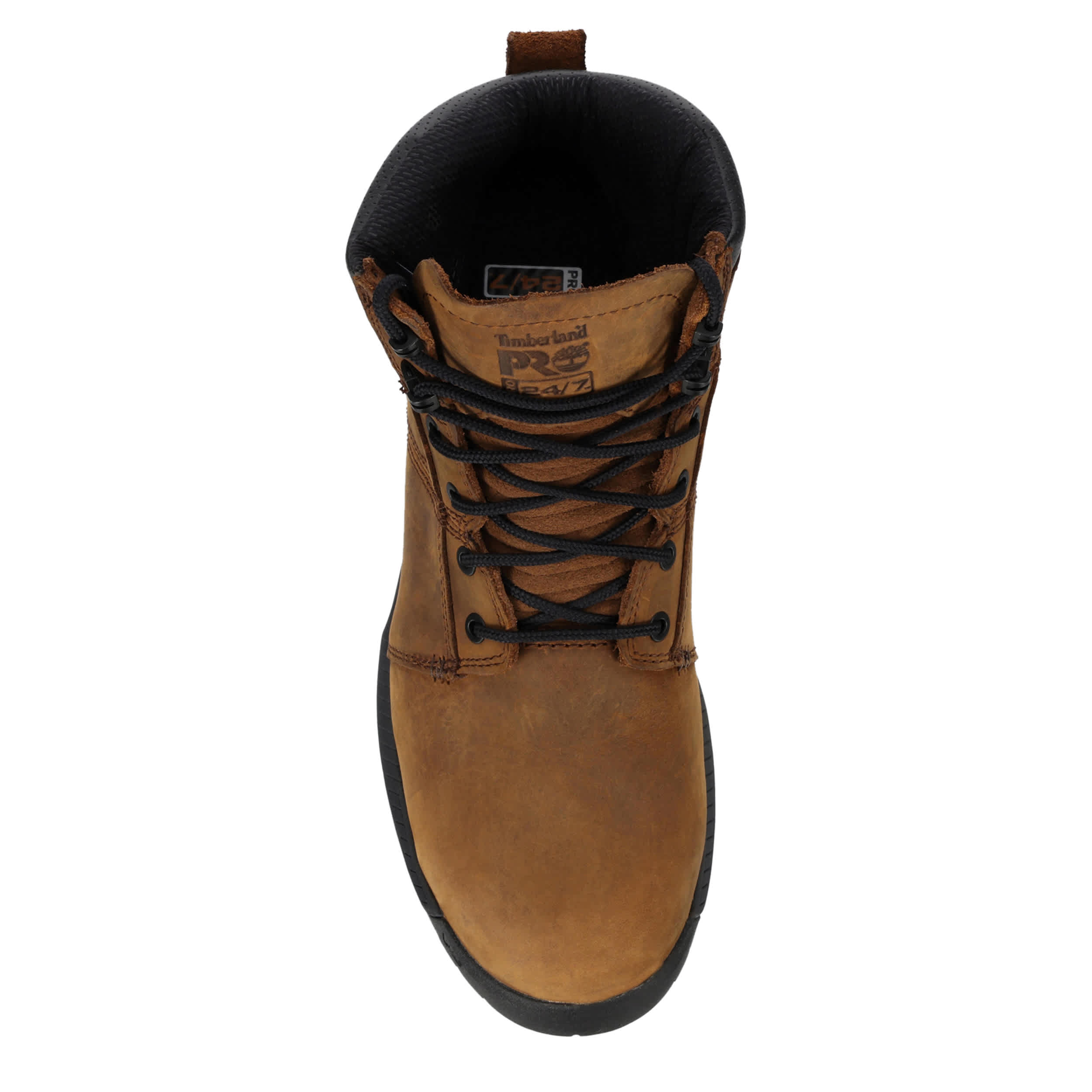 TIMBERLAND PRO-MENS 6 IN MONTAUK WP STEELE TOE WORK BOOT-BROWN & 