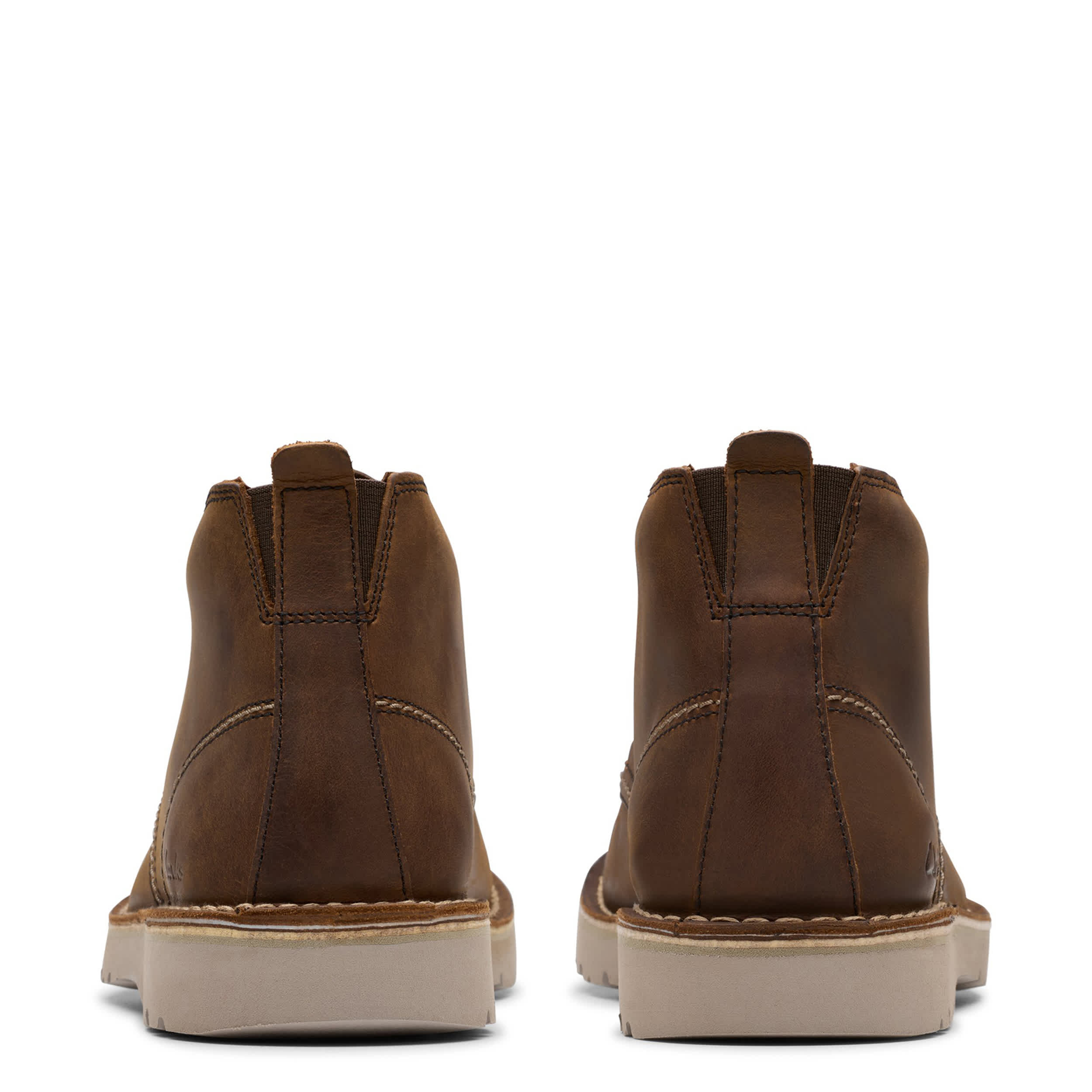 CLARKS-MENS EASTRIDGE LACE UP BOOT-BROWN & 