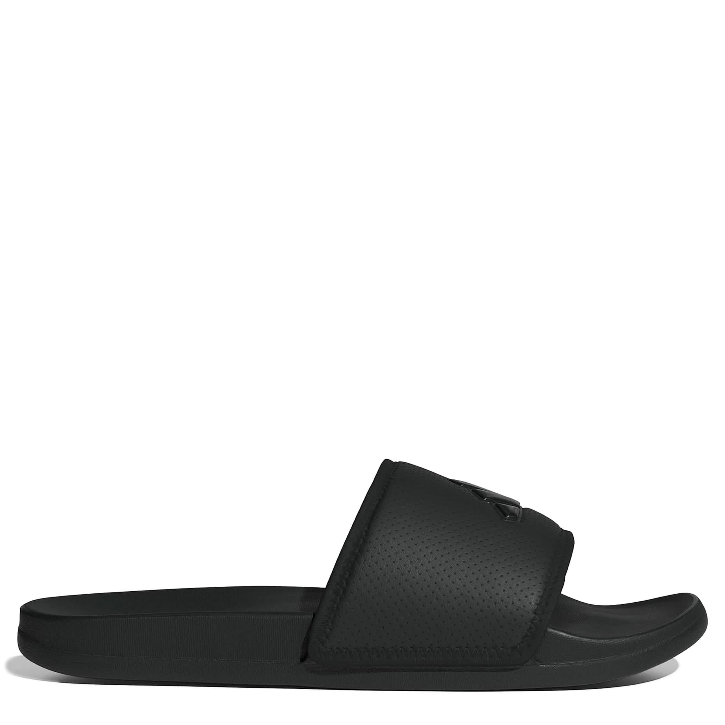 ADIDAS-MENS ADILETTE COMFORT SLIDE SANDAL-BLACK & BLACK