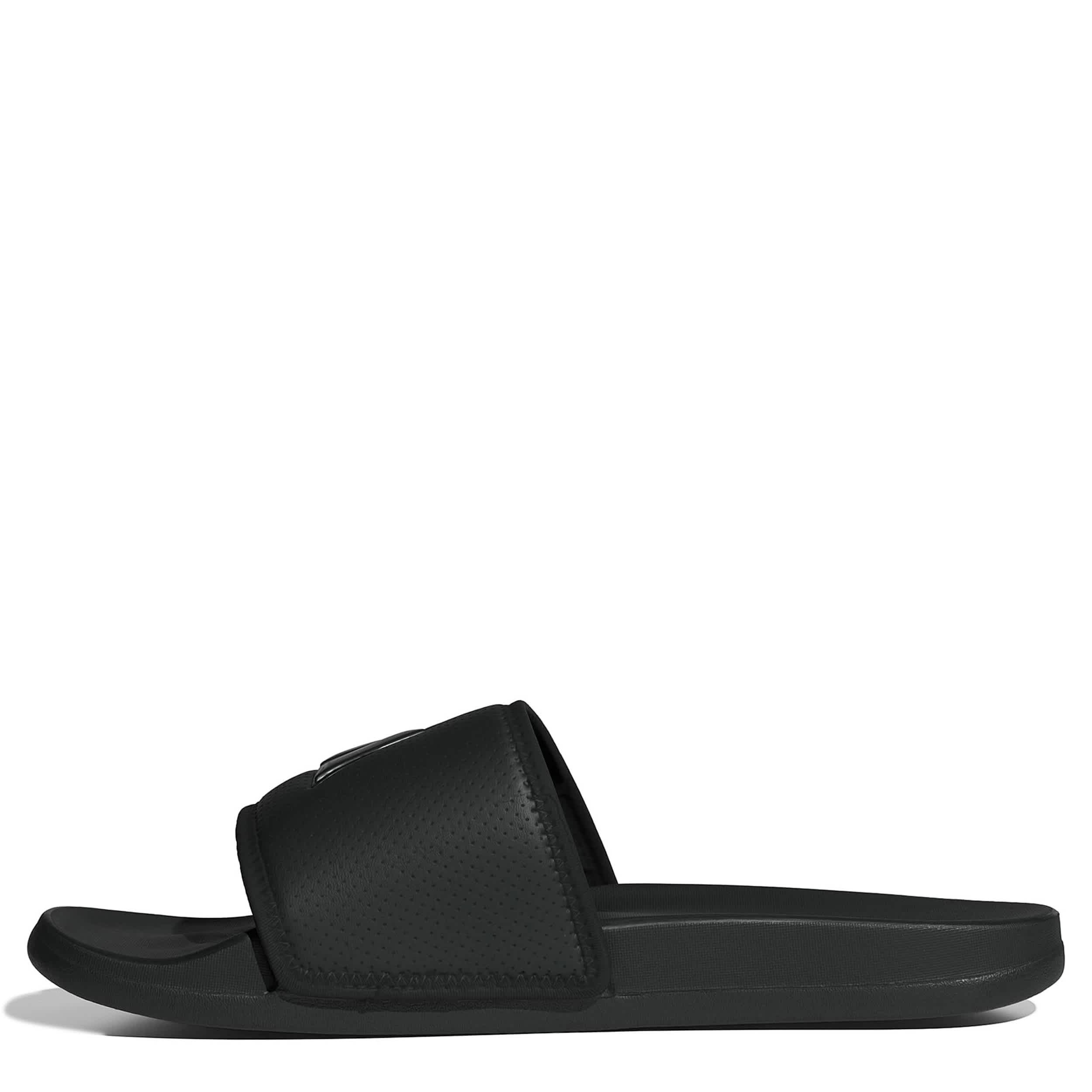 ADIDAS-MENS ADILETTE COMFORT SLIDE SANDAL-BLACK & BLACK