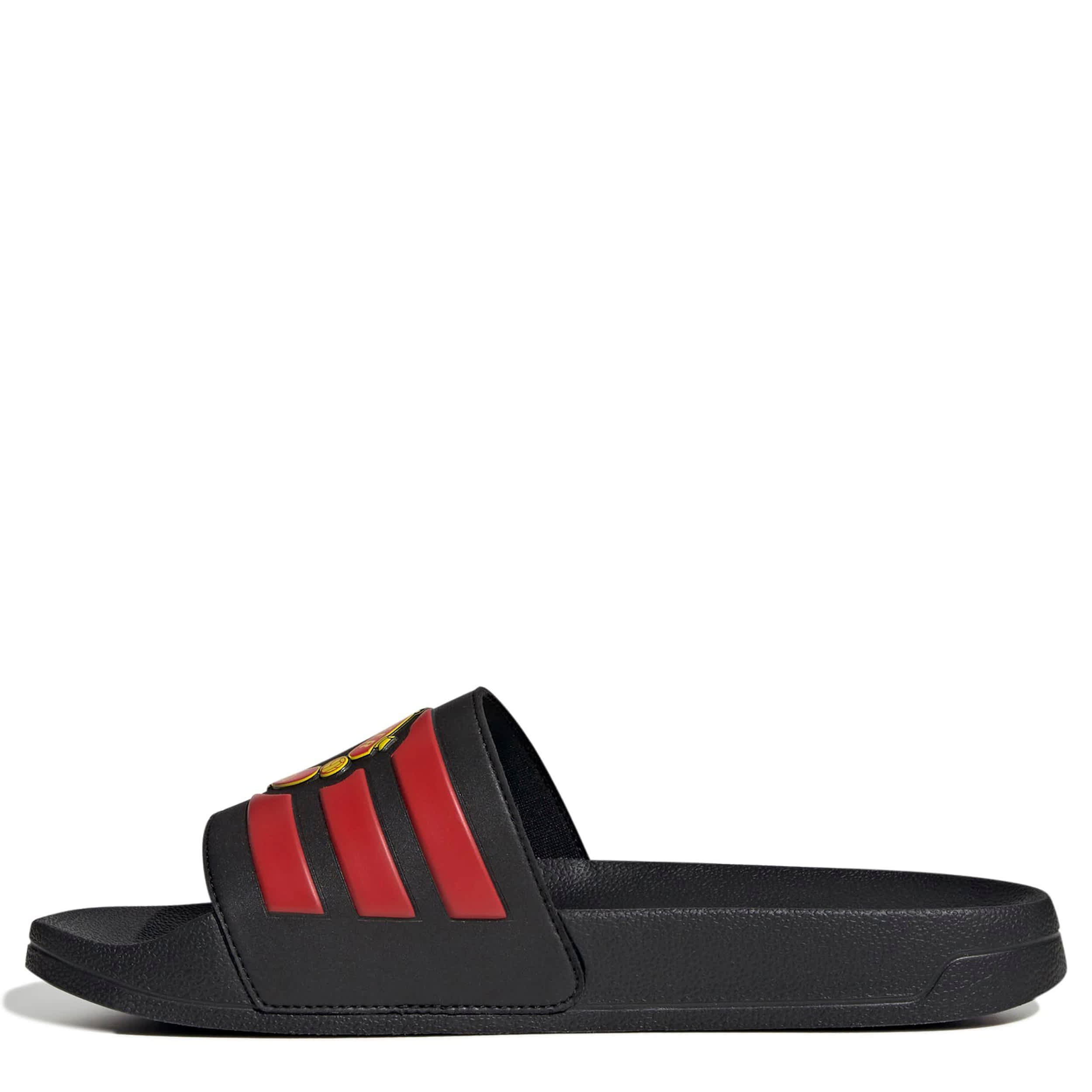 ADIDAS-MENS ADILETTE SHOWER SLIDE-BLACK & 
