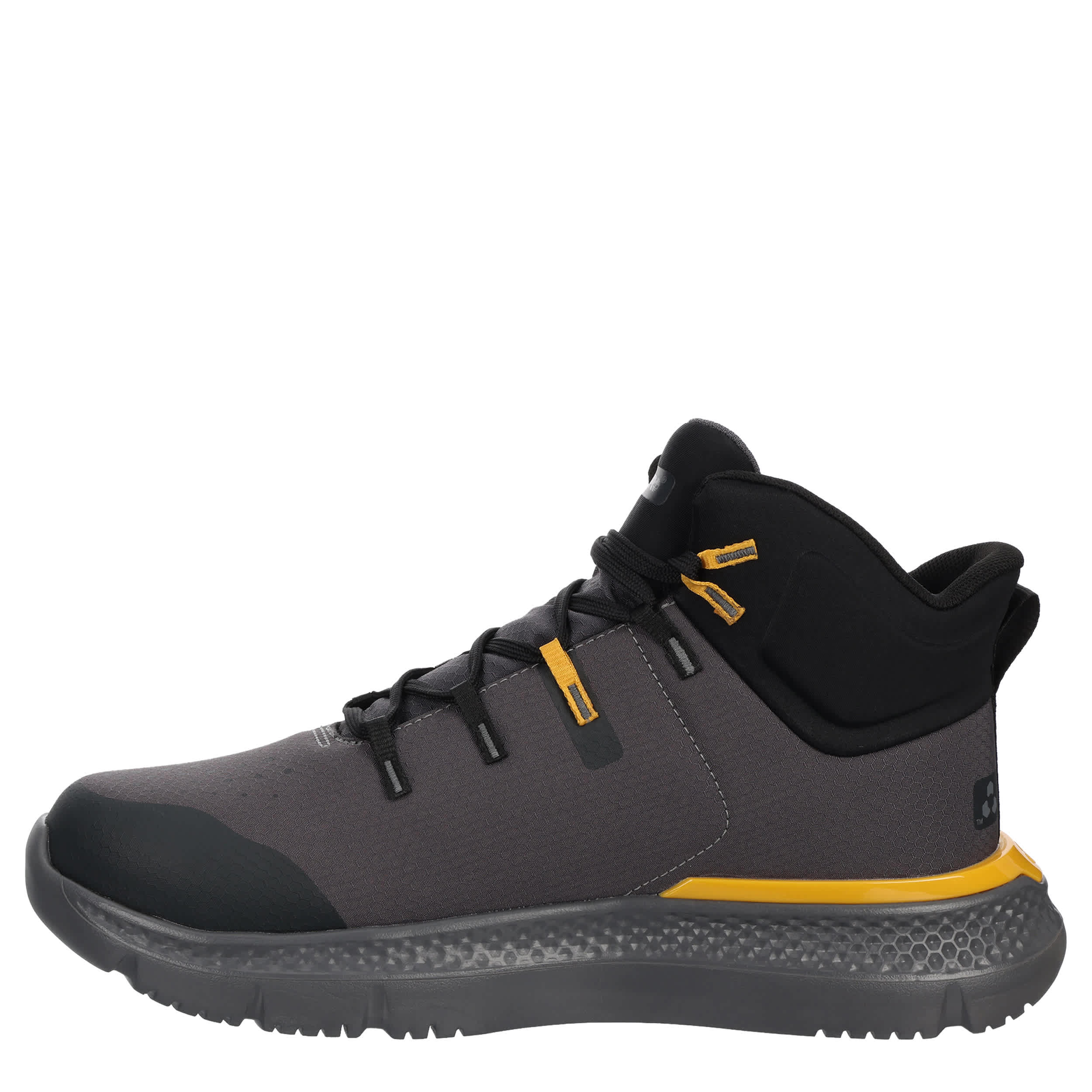 TIMBERLAND PRO-MENS INTERCEPT MID STEEL TOE WORK BOOT-DARK GREY & 