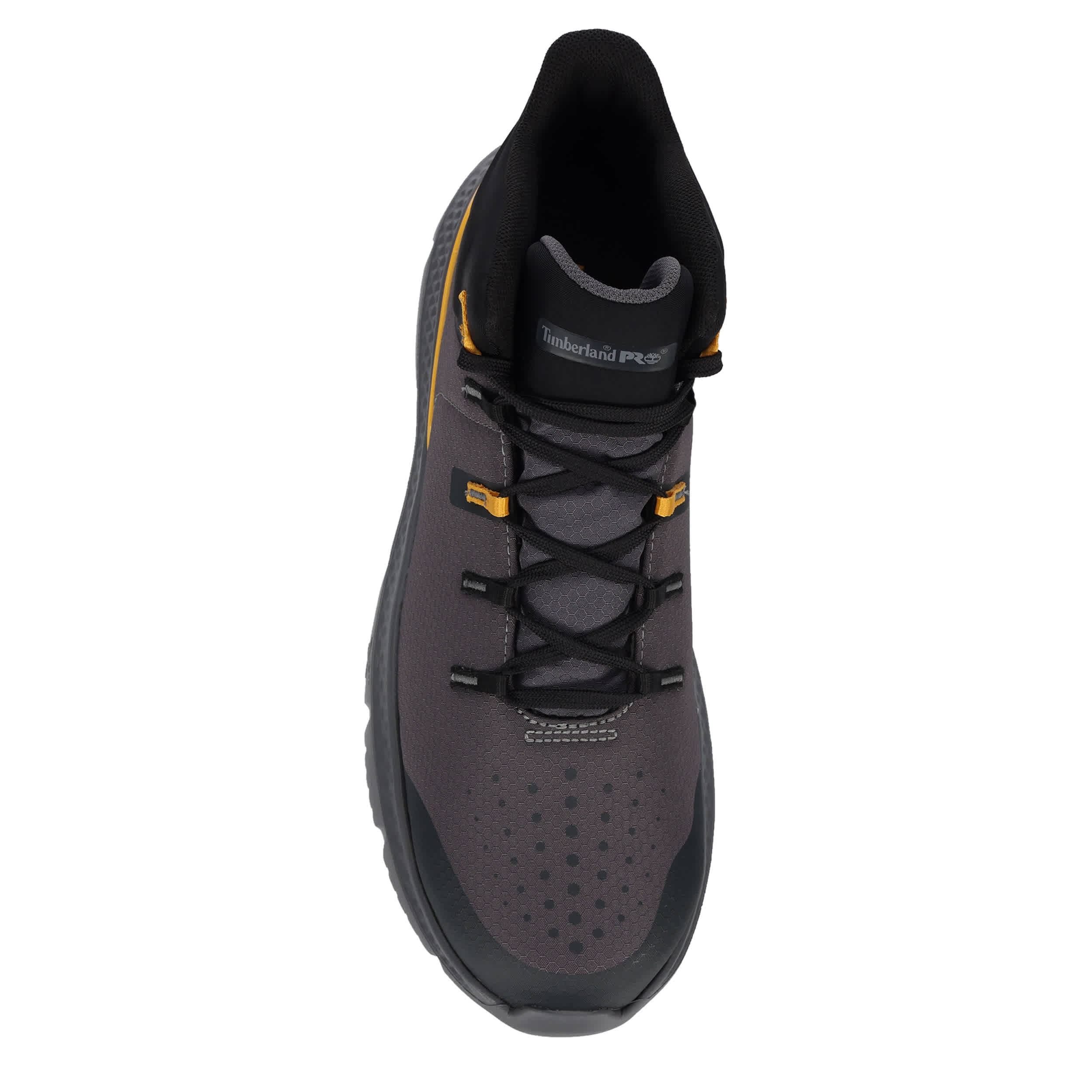 TIMBERLAND PRO-MENS INTERCEPT MID STEEL TOE WORK BOOT-DARK GREY & 