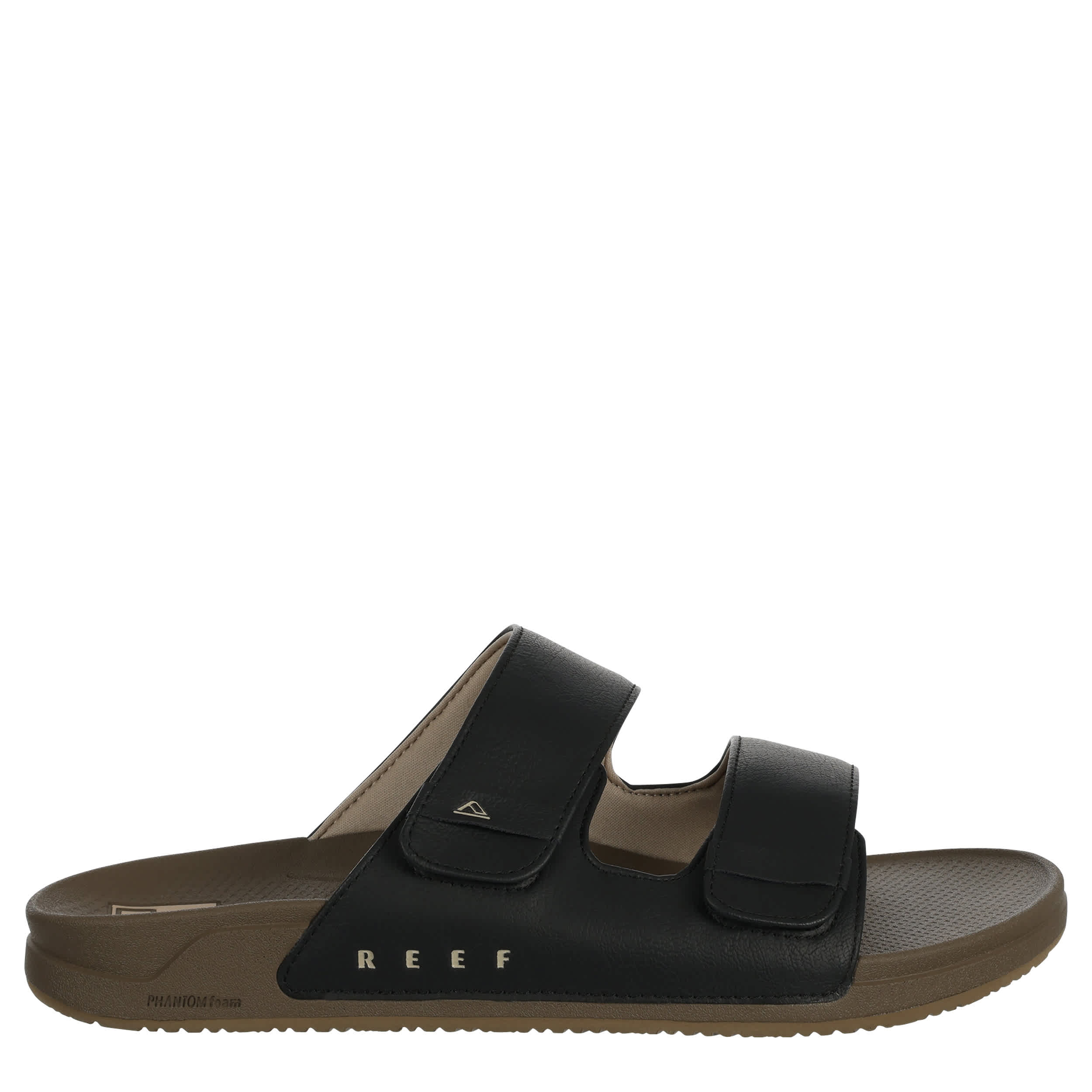 REEF-MENS SPRING BREAKPOINT SLIDE SANDAL-BLACK & TAN