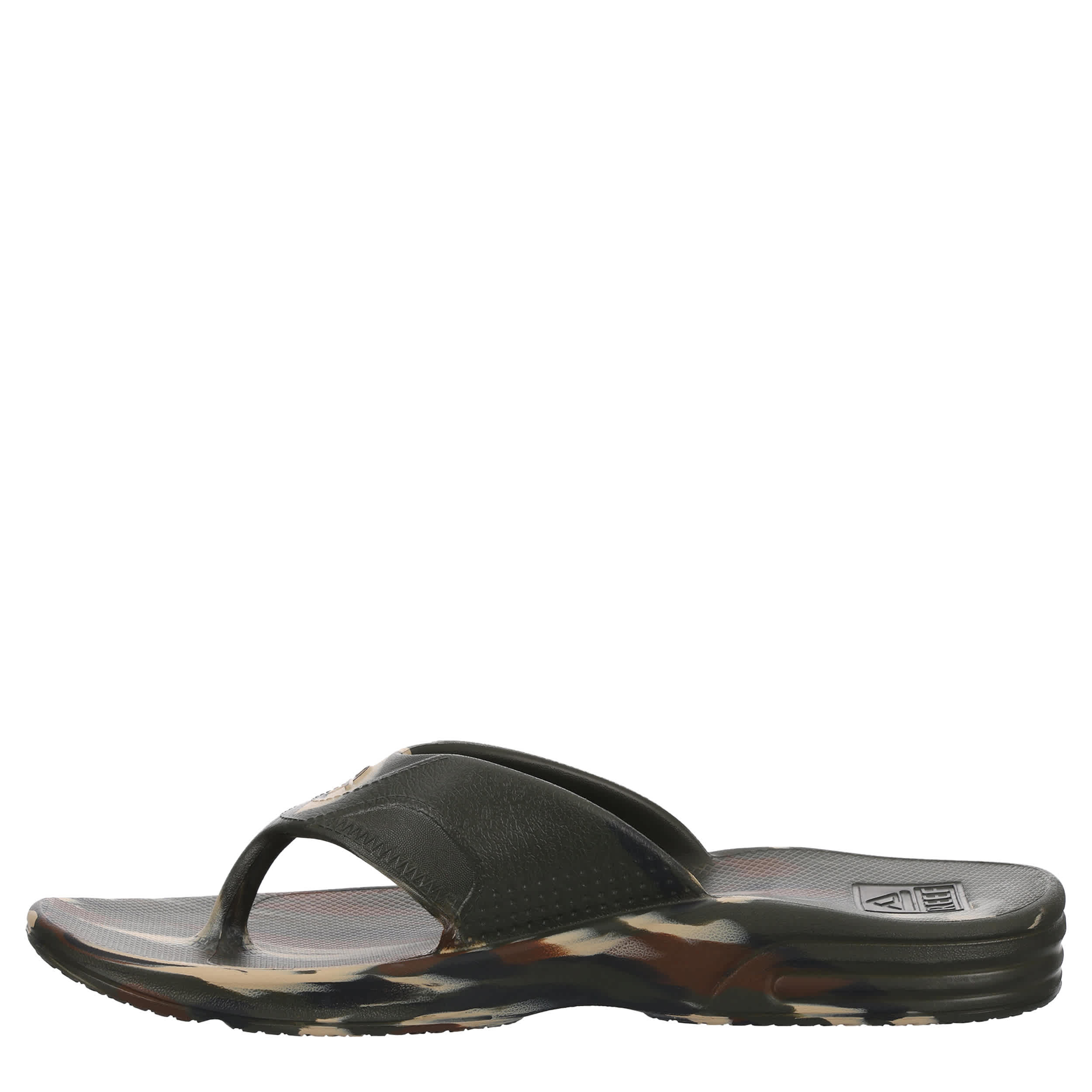 REEF-MENS FANNING H2O FLIP FLOP SANDAL-OLIVE & CAMO