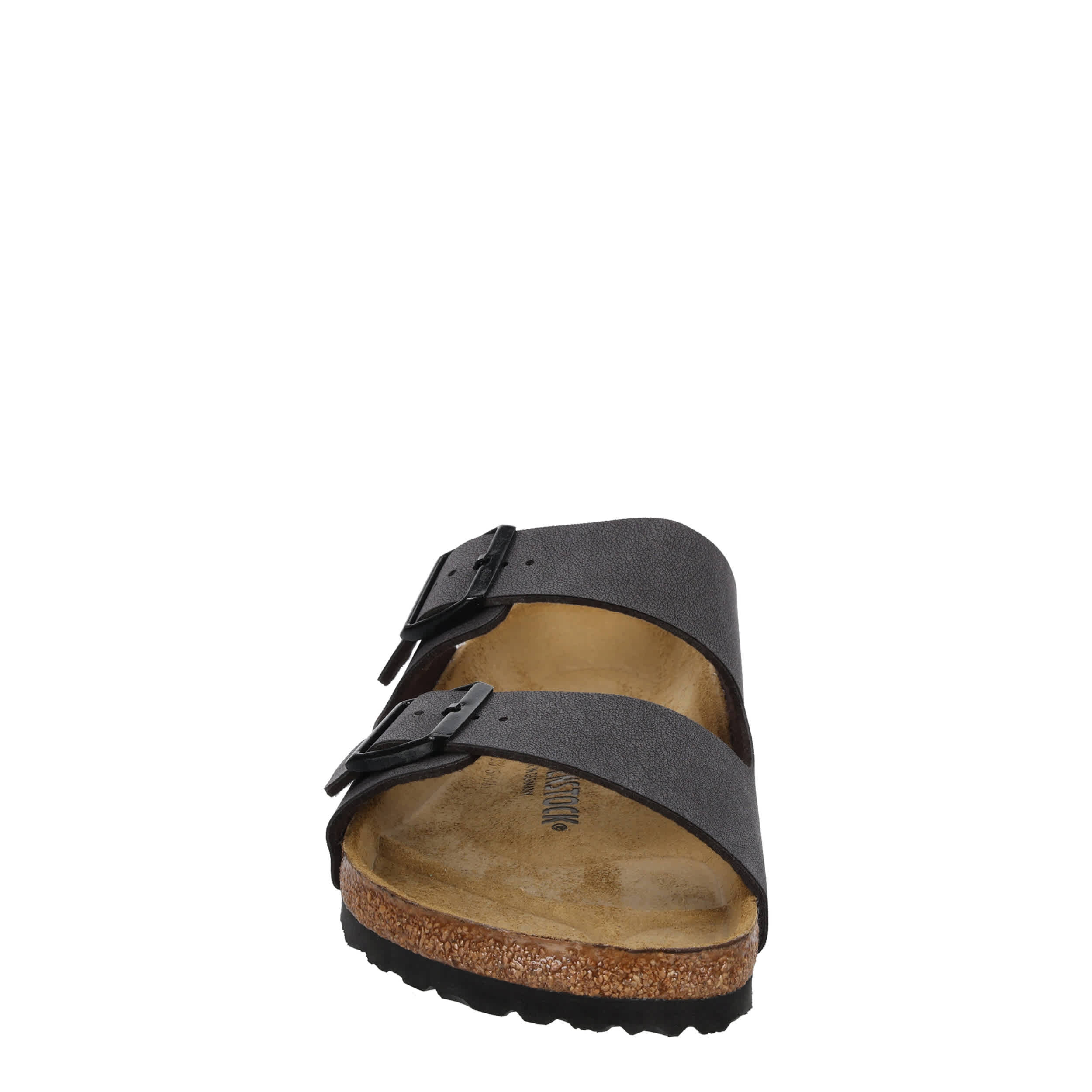 BIRKENSTOCK-MENS ARIZONA FOOTBED SANDAL-DARK GREY & BLACK