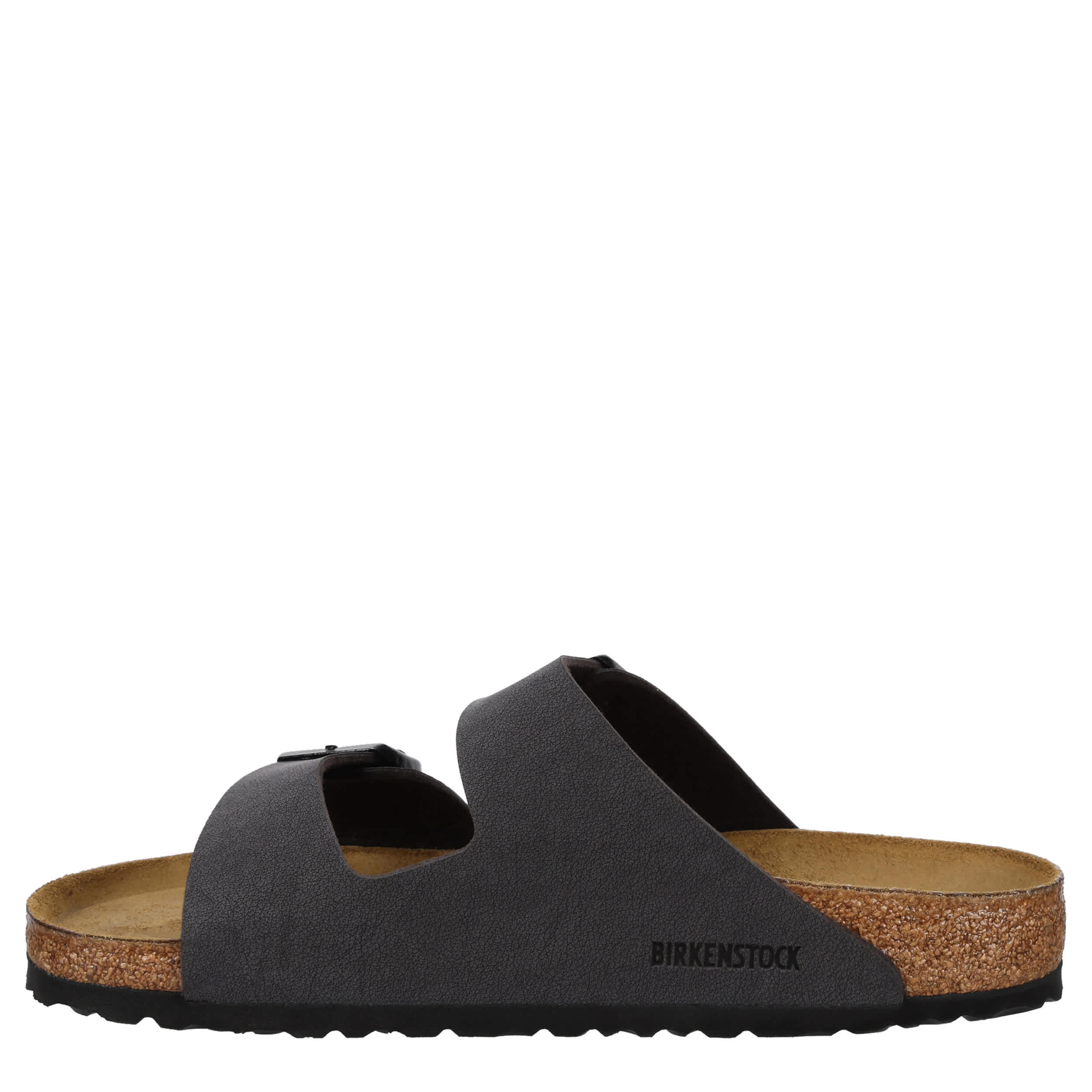 BIRKENSTOCK-MENS ARIZONA FOOTBED SANDAL-DARK GREY & BLACK