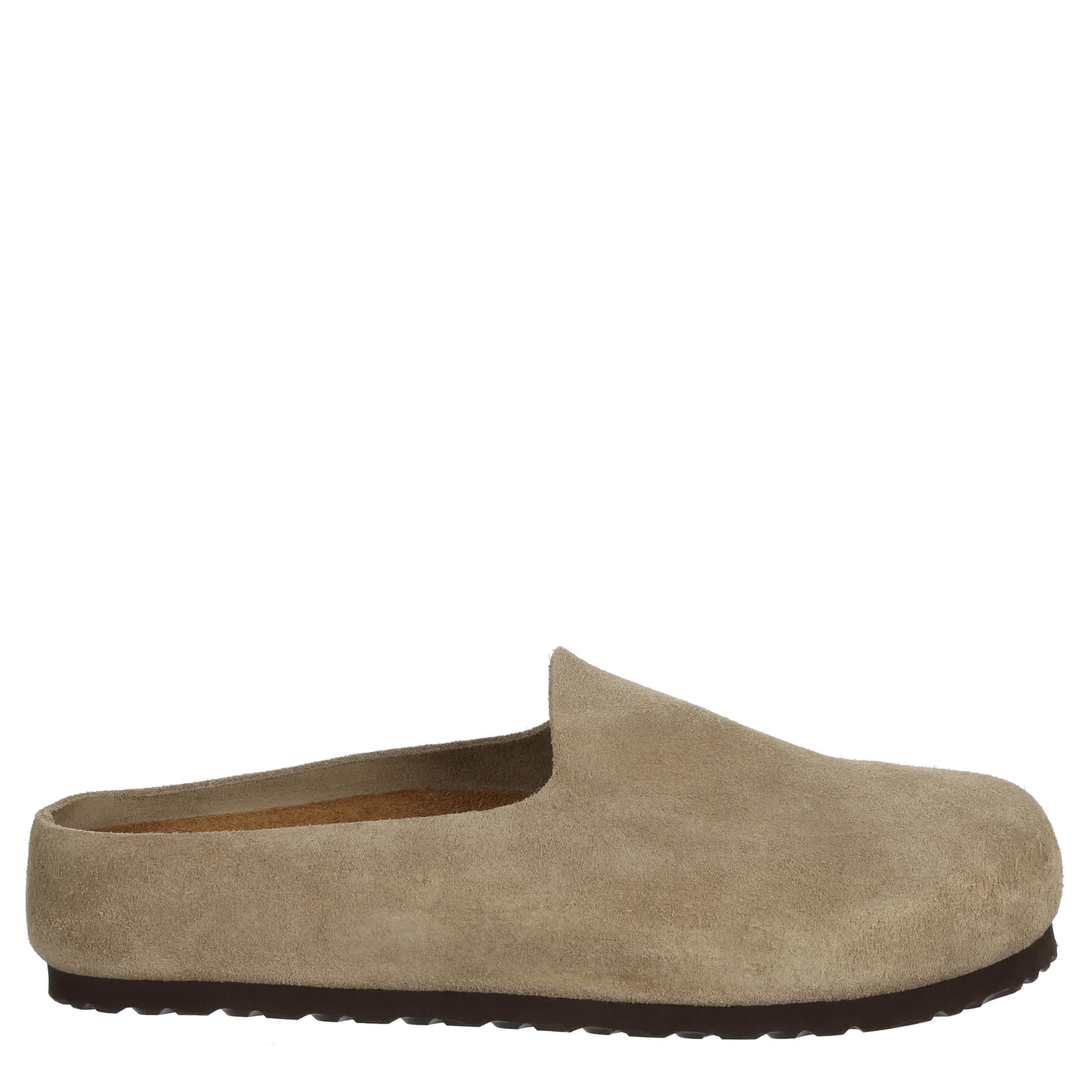 BIRKENSTOCK-MENS AMSTERDAM WRAPPED CLOG-TAUPE & 