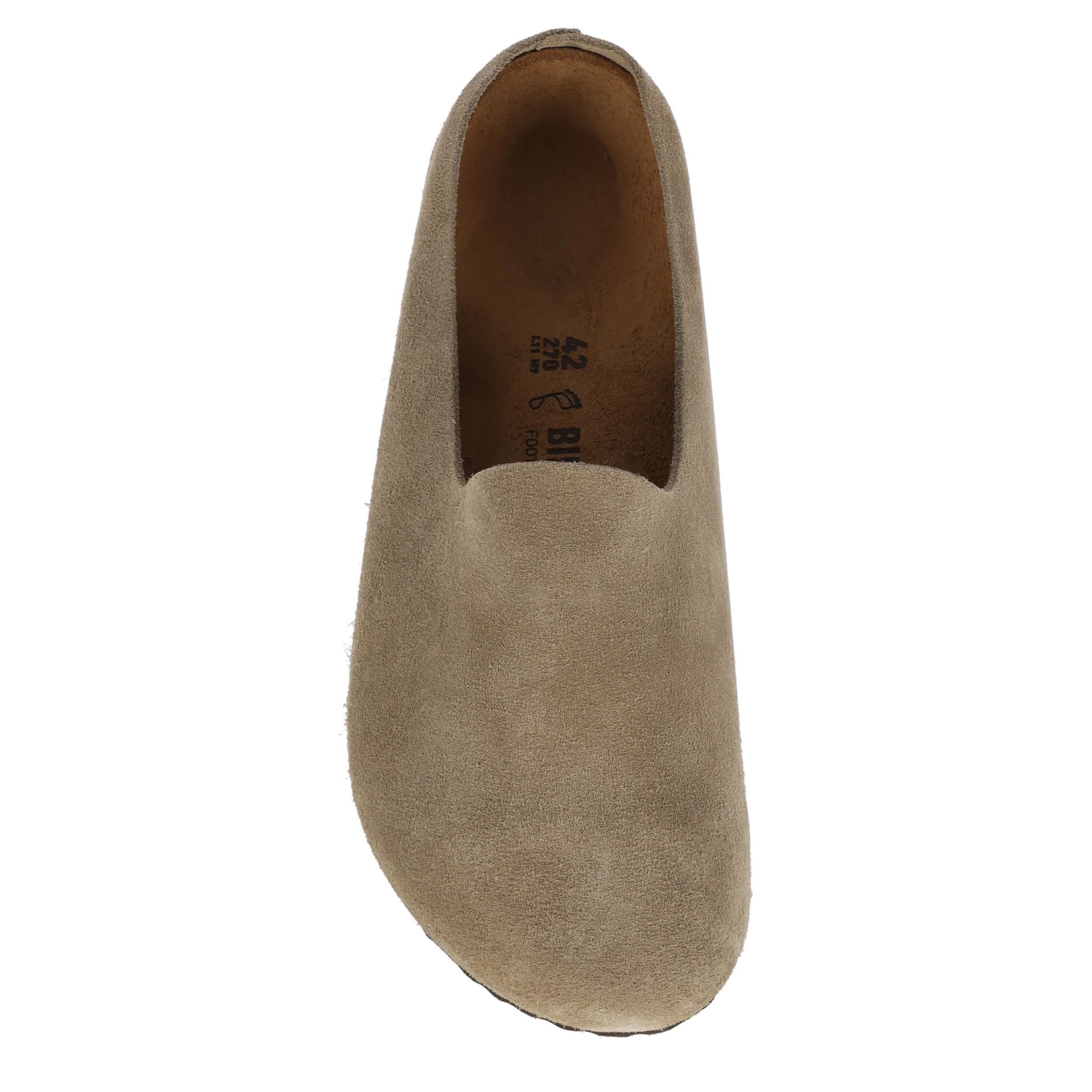 BIRKENSTOCK-MENS AMSTERDAM WRAPPED CLOG-TAUPE & 