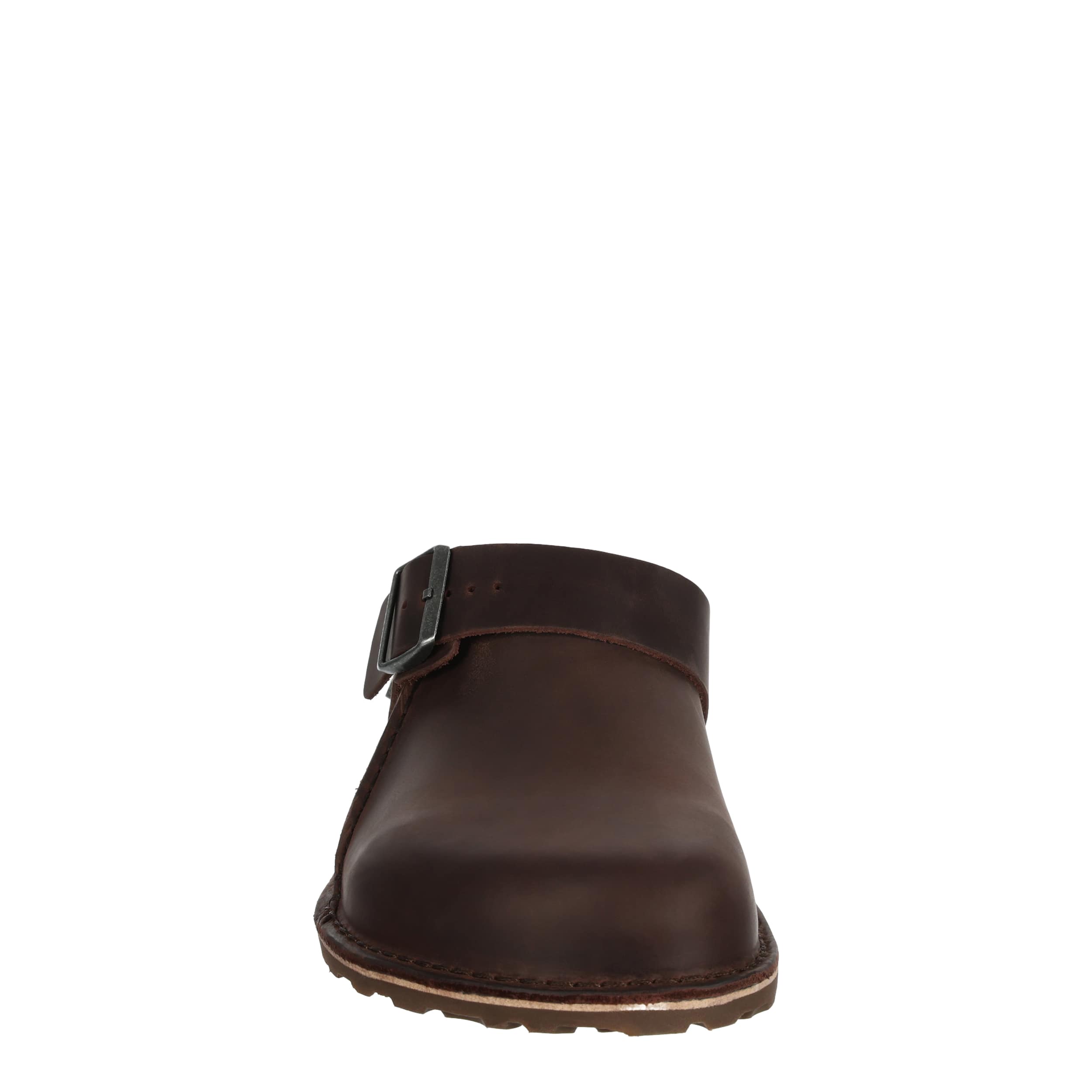 BIRKENSTOCK-MENS LUTRY OILED LEATHER CLOG-BROWN & 