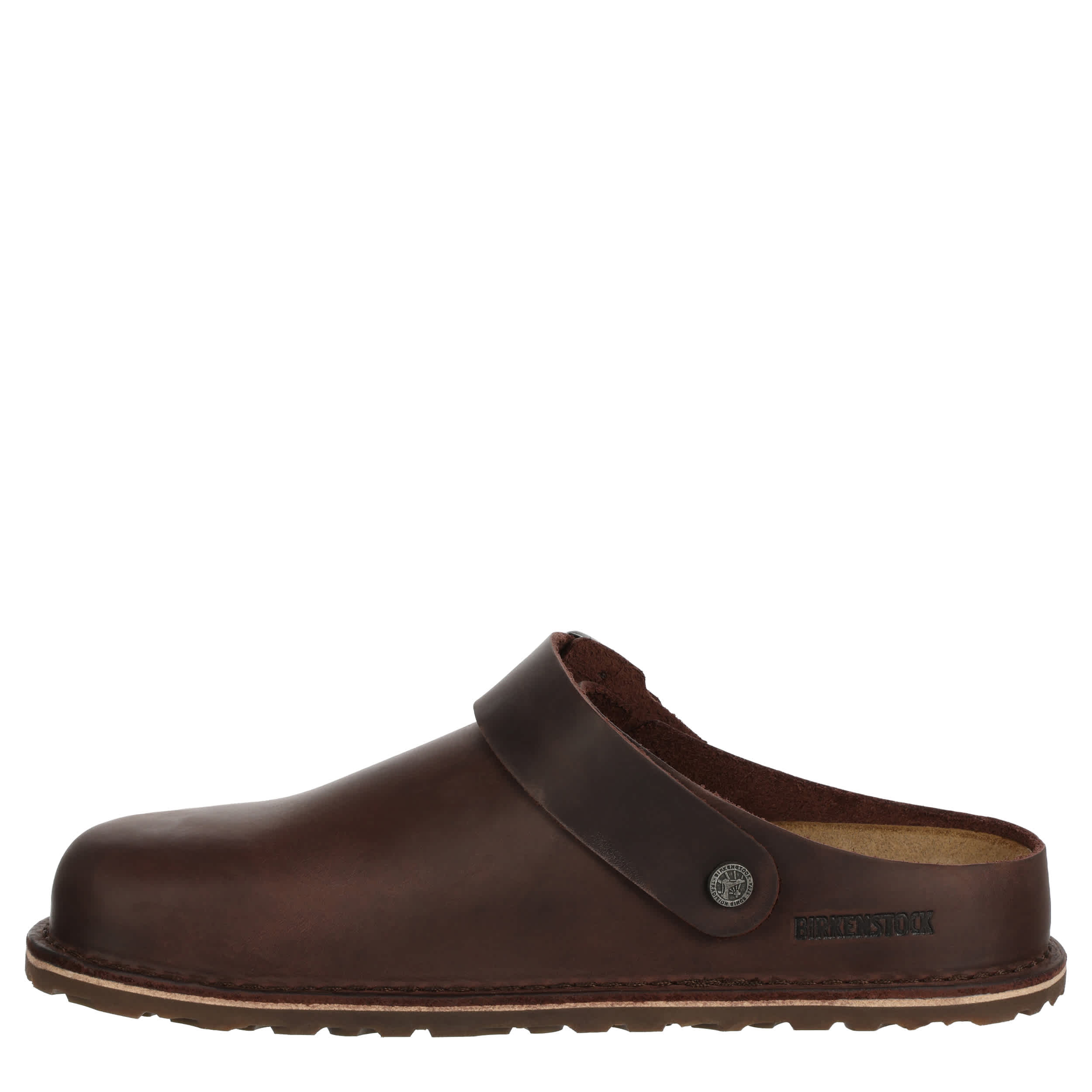 BIRKENSTOCK-MENS LUTRY OILED LEATHER CLOG-BROWN & 
