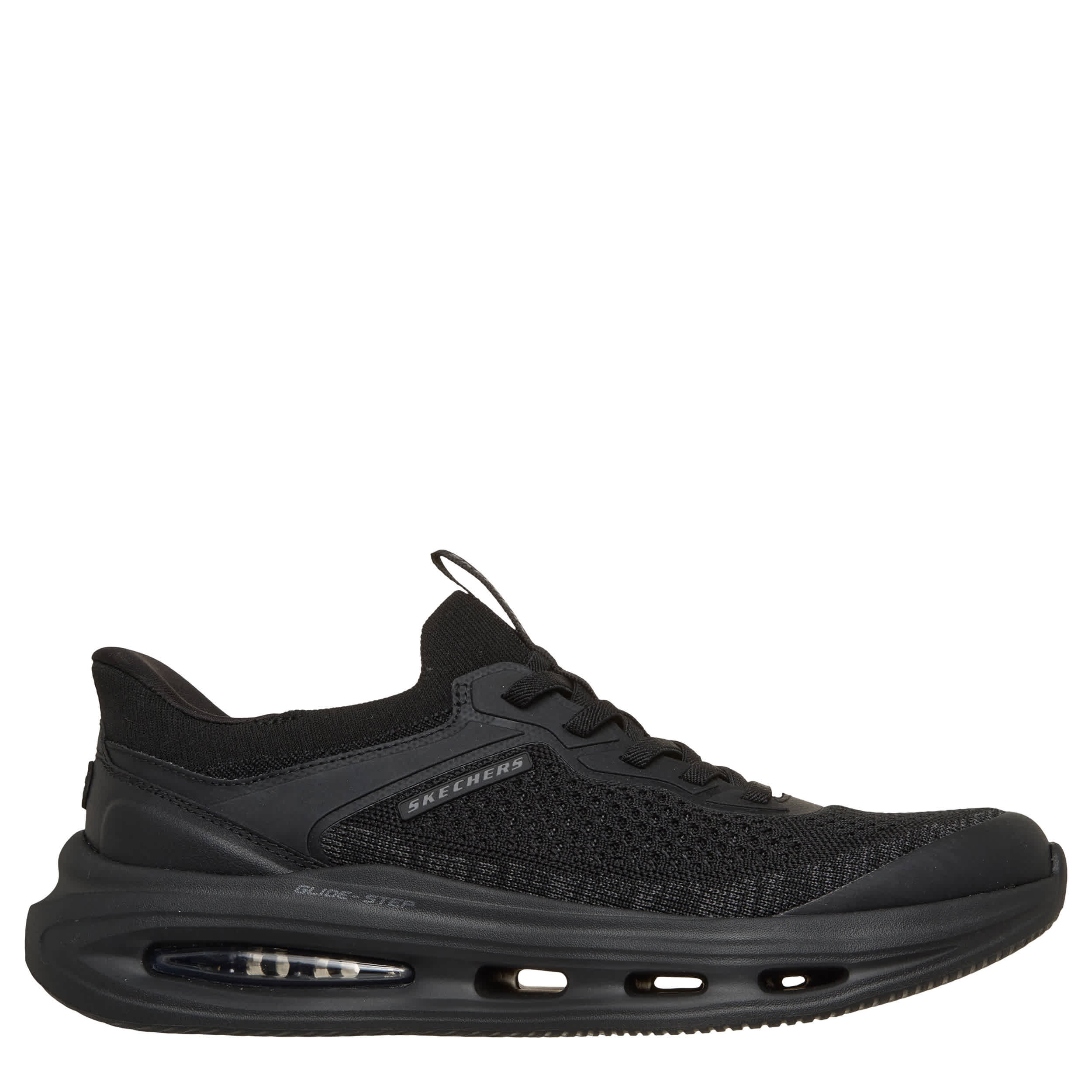SKECHERS-MENS SLIP-INS SLOAN-ORBITAL SNEAKER-BLACK & 