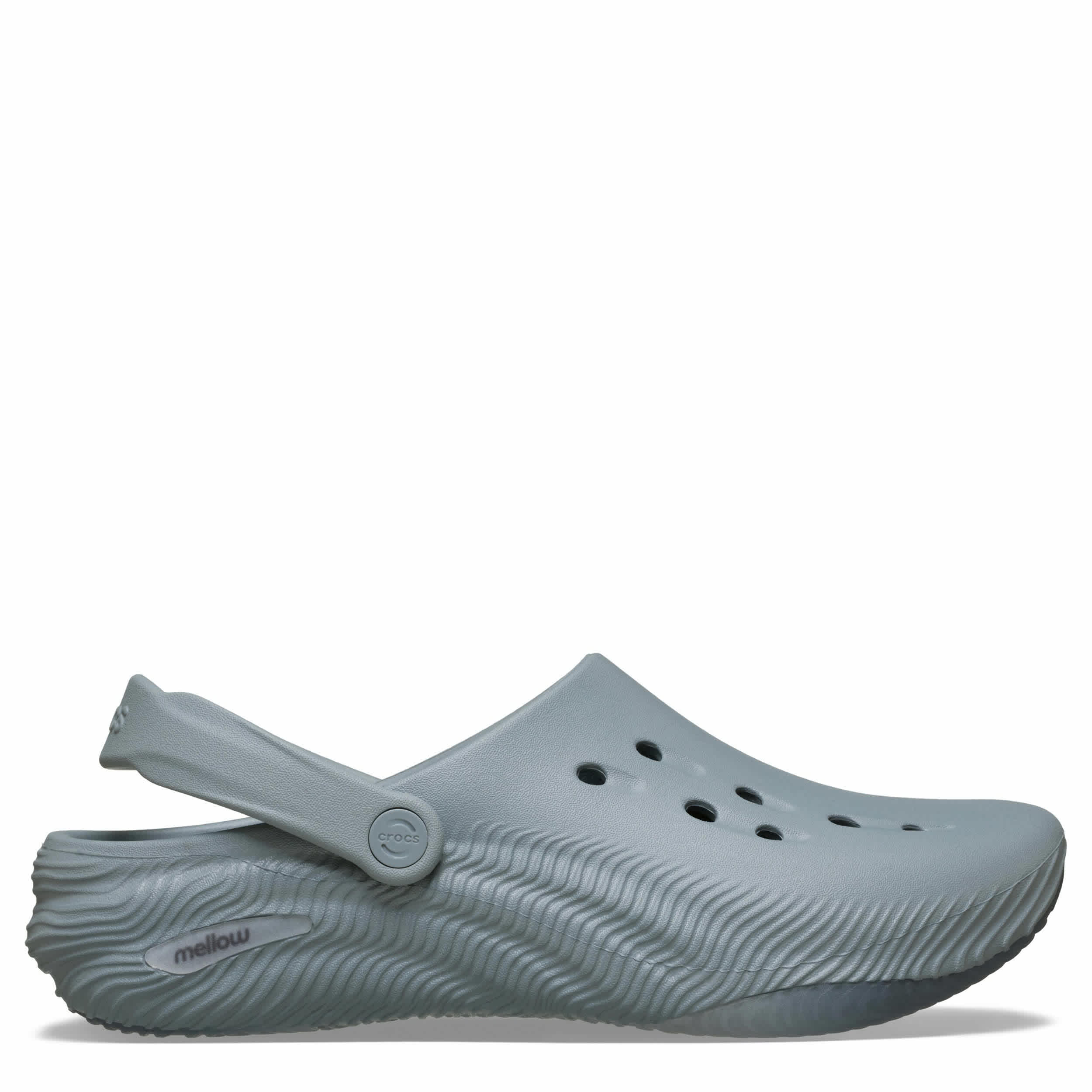CROCS-UNISEX MELLOW 2 CLOG-GREY & BLUE