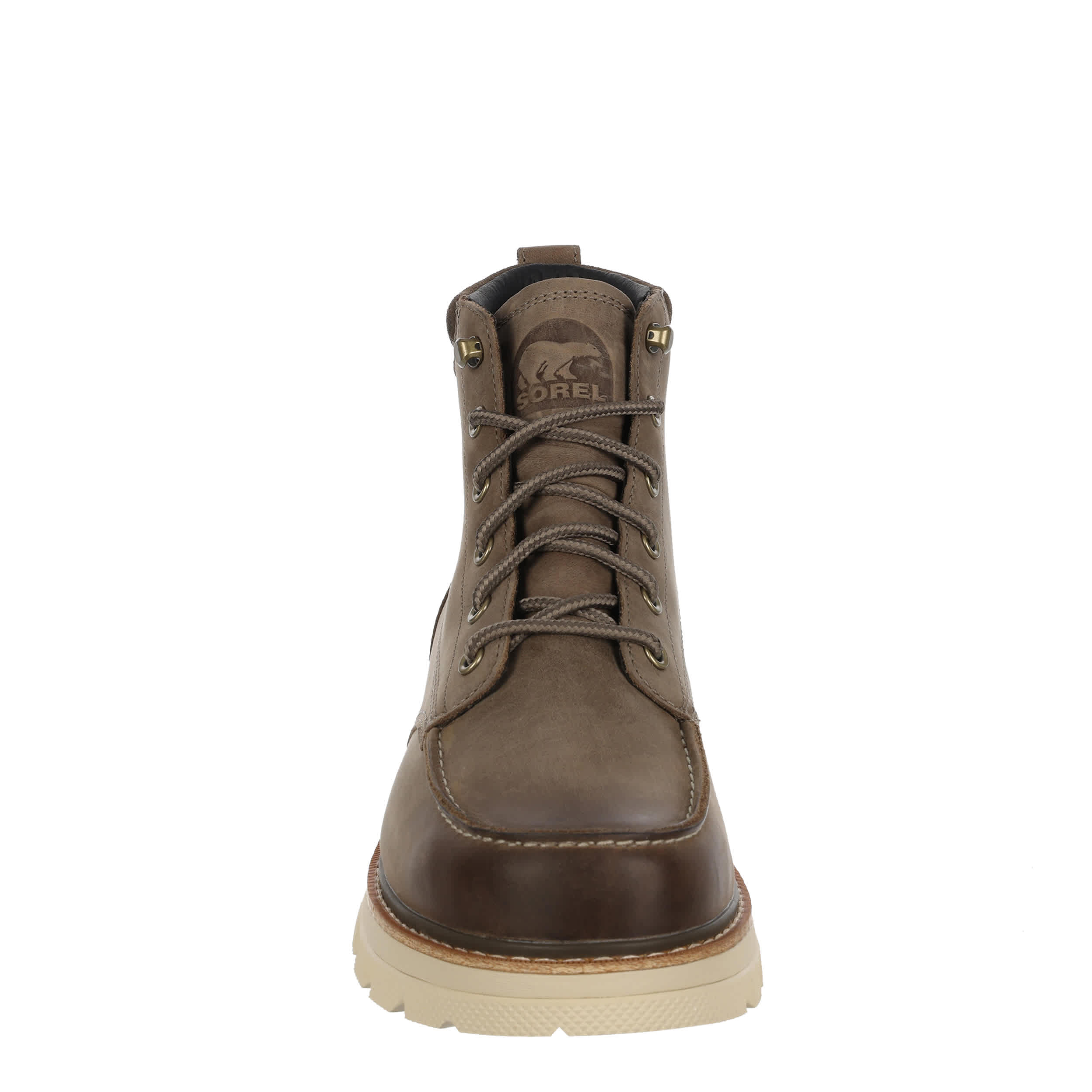 SOREL-MENS LARK-47 MOC TOE WP BOOT-GREY & 