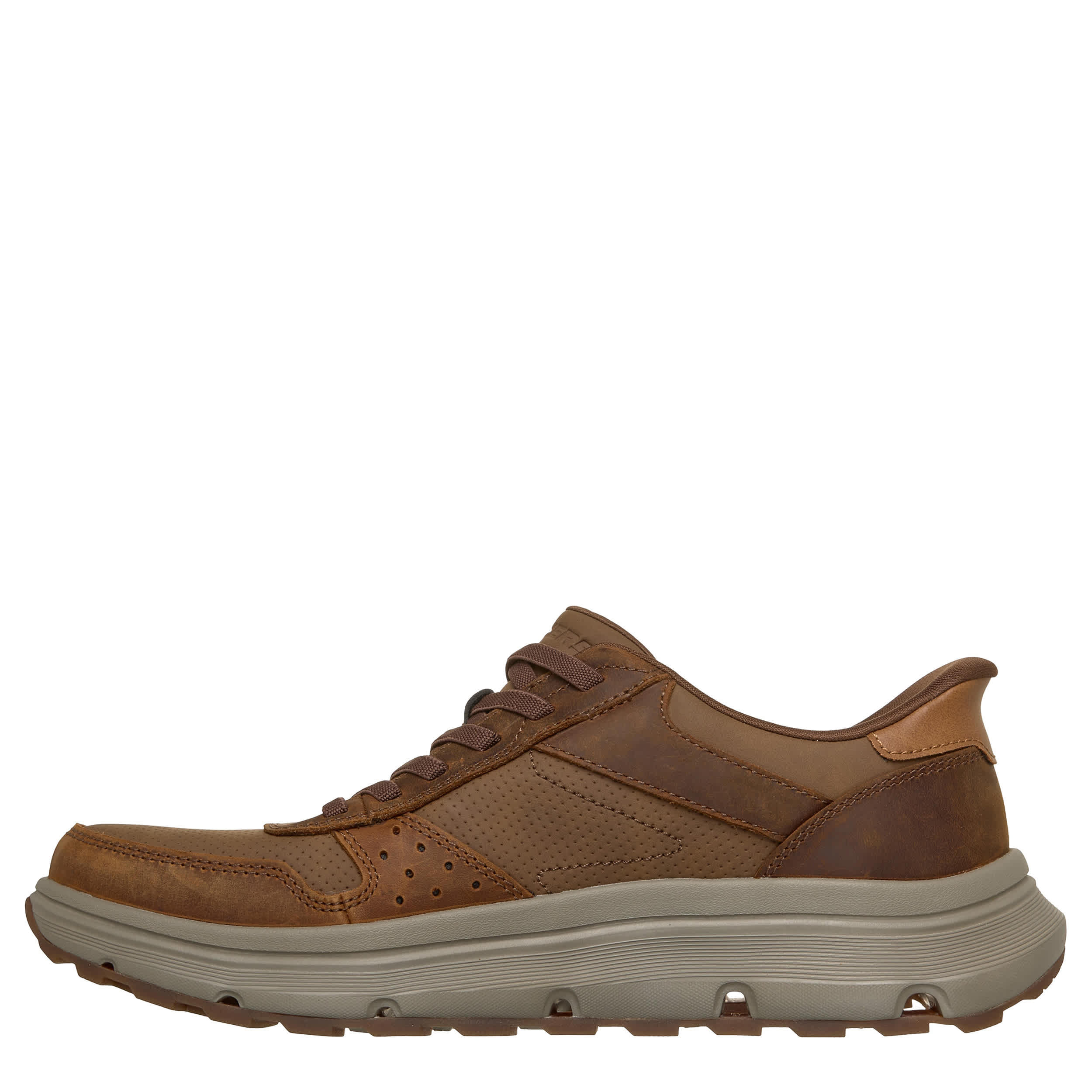 SKECHERS-MENS SLIP-INS GARZA ULTRA-TYRELL SNEAKER-TAN & 