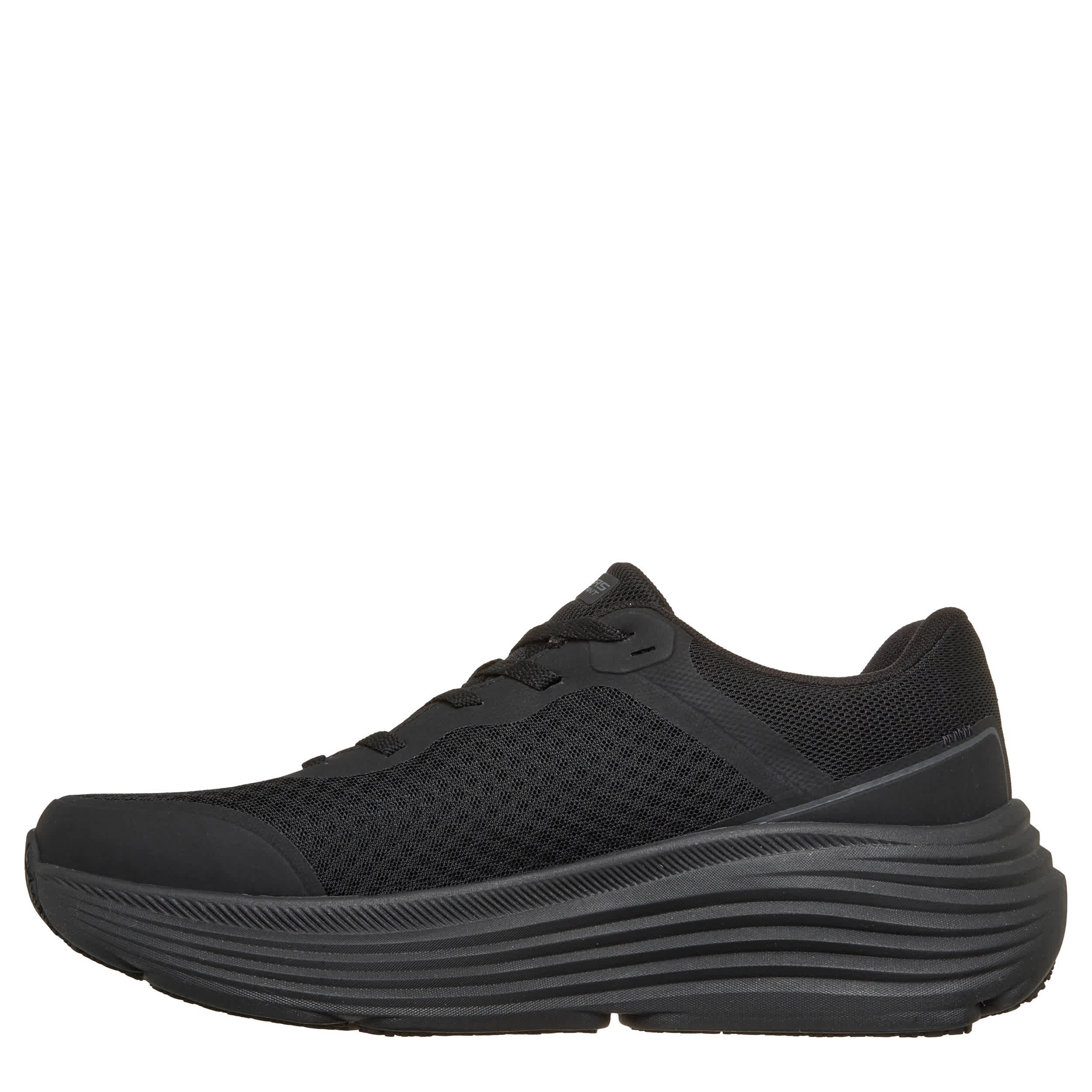 SKECHERS-MENS MAX CUSHIONING SLIP RESISTANT WORK SHOE-BLACK & 