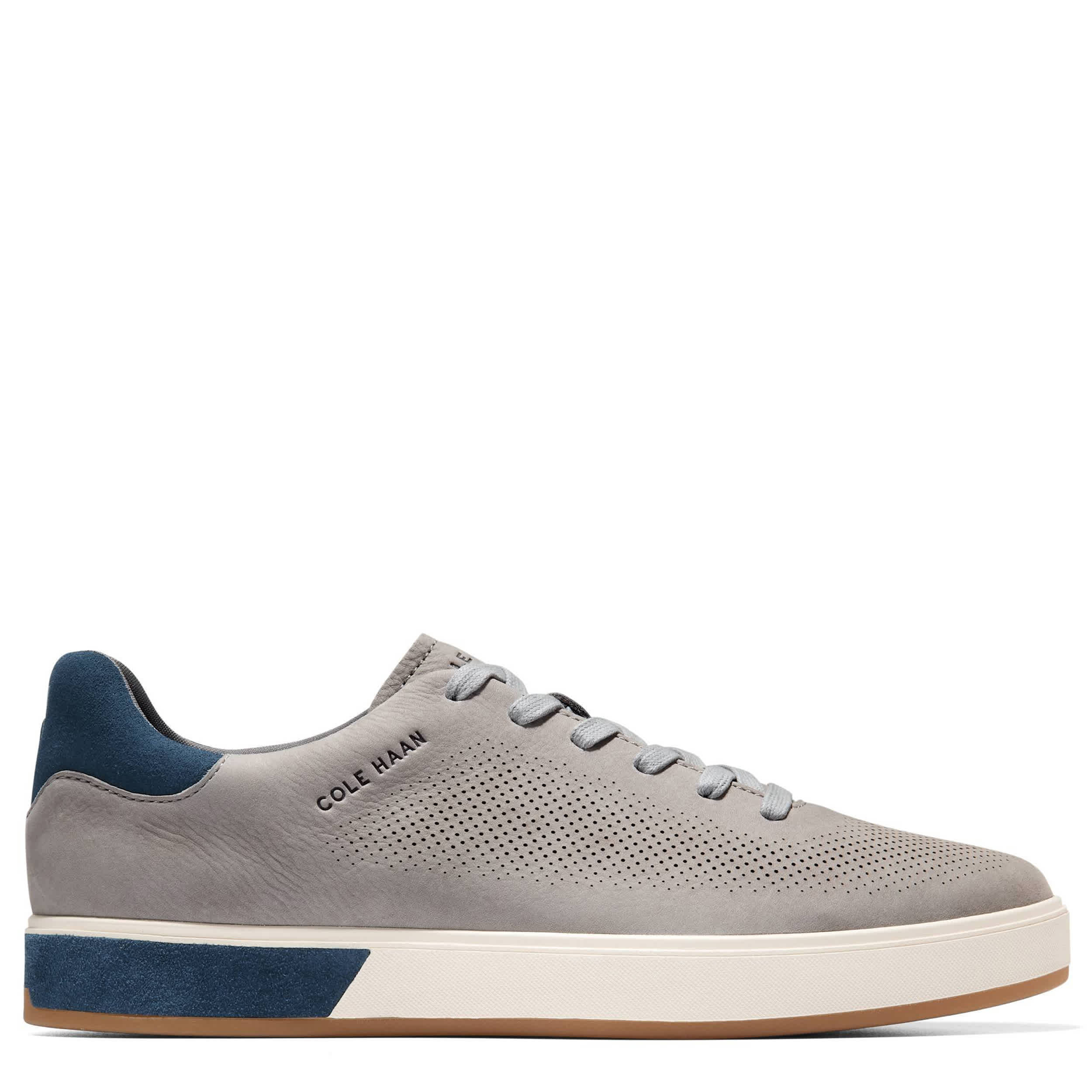 COLE HAAN-MENS GRANDPRO ANGLEACE SNEAKER-STONE & 