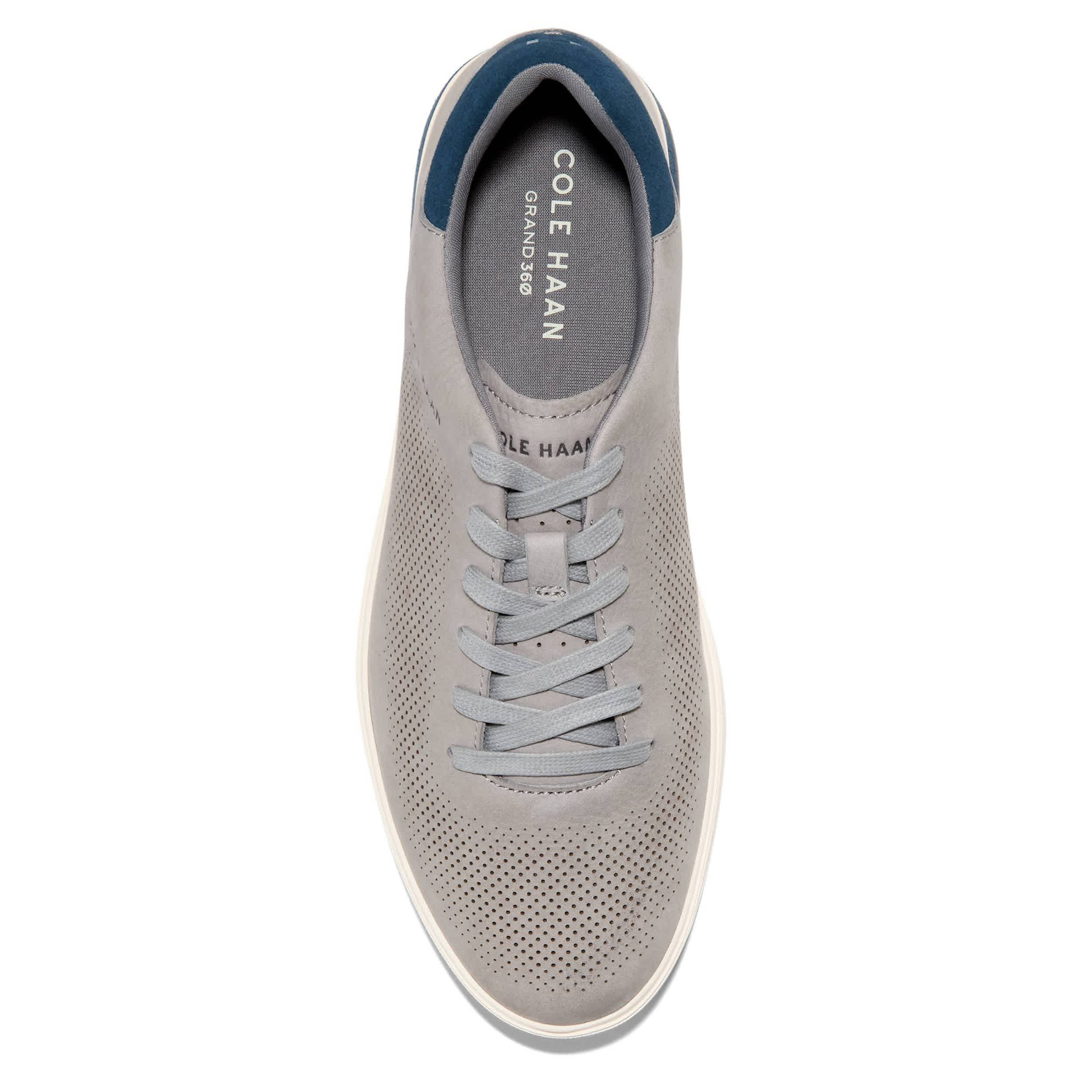 COLE HAAN-MENS GRANDPRO ANGLEACE SNEAKER-STONE & 