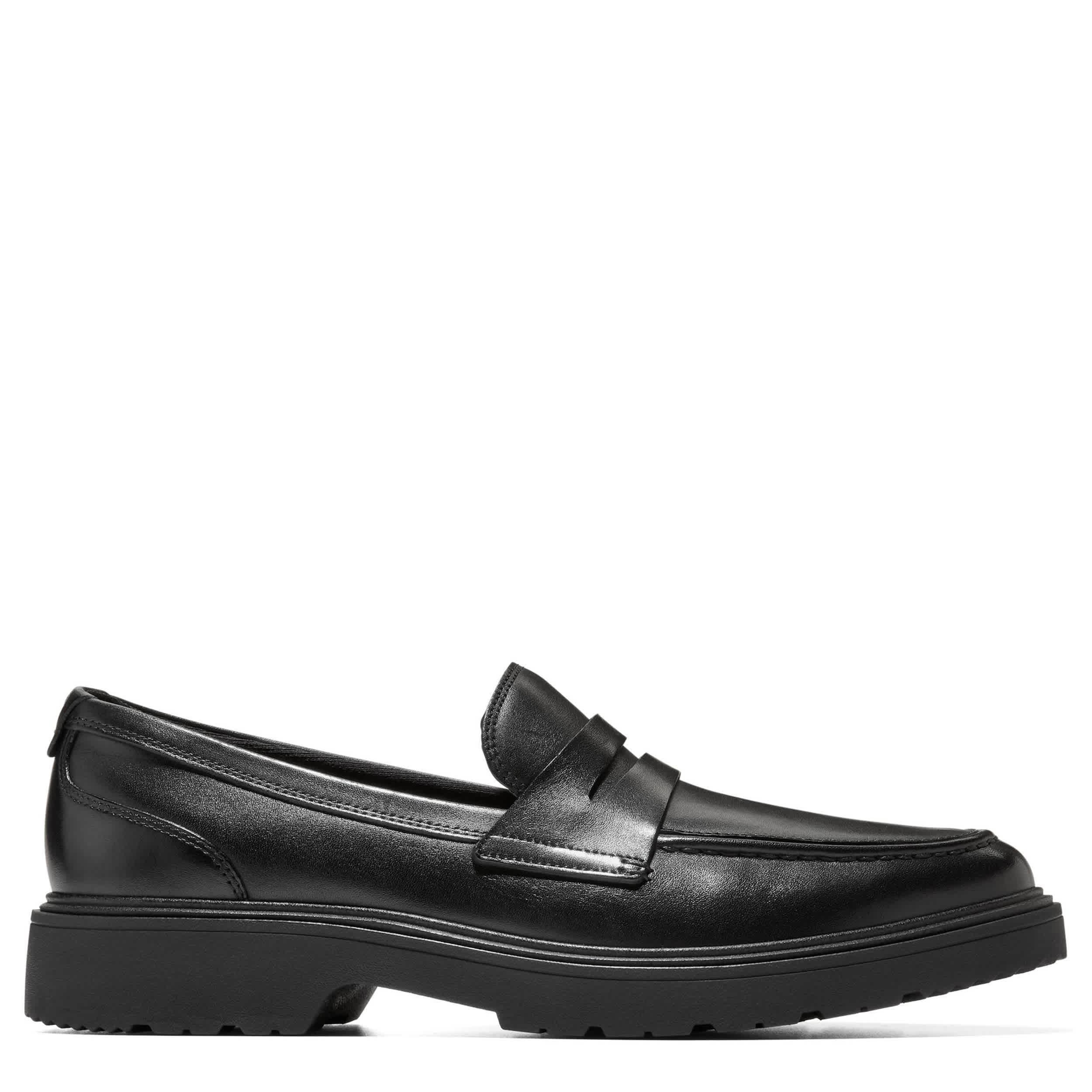 COLE HAAN-MENS VESTRY GRAND LUG SOLE PENNY LOAFER-BLACK & 