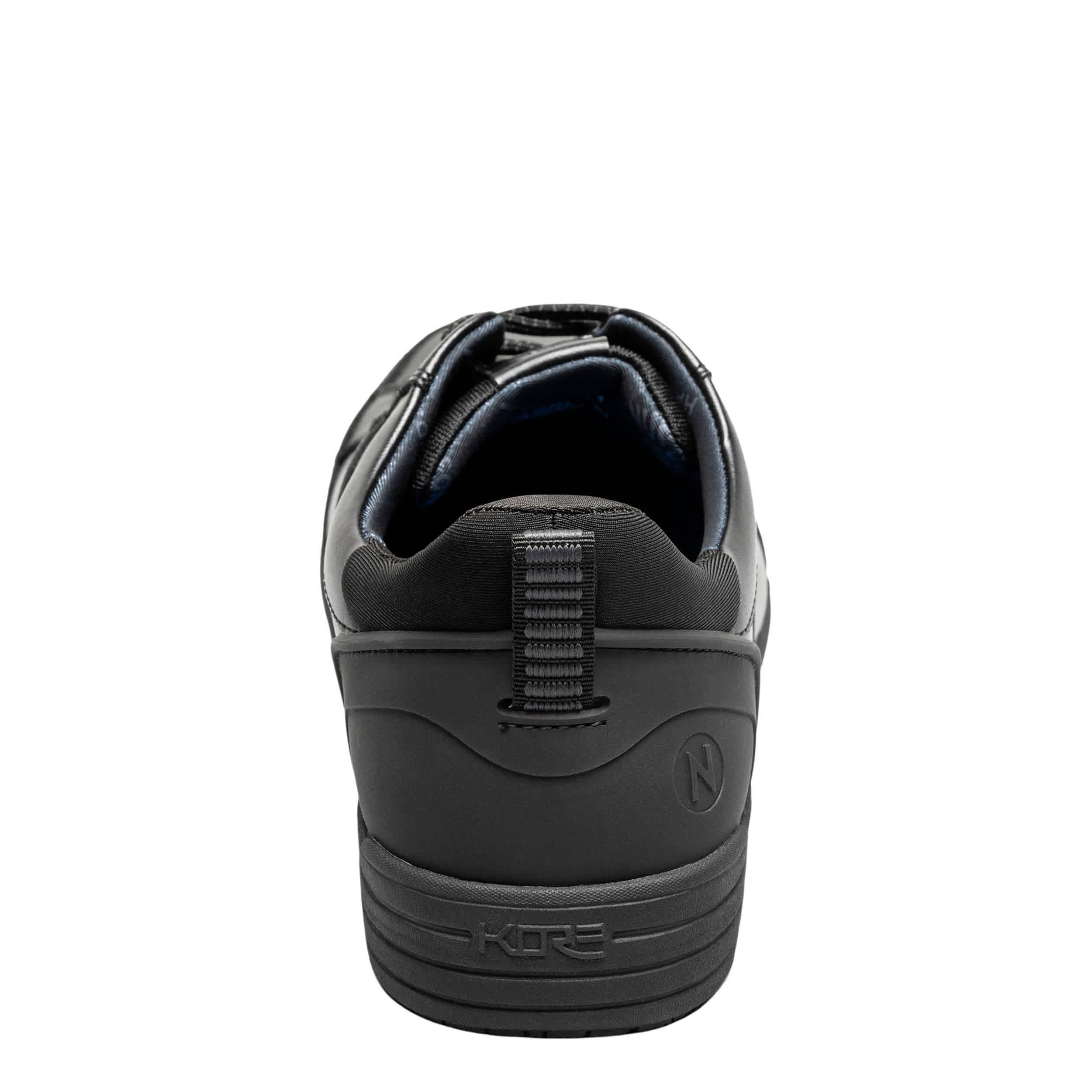 NUNN BUSH-MENS KORE CITY WALK WORK EZ HANDS FREE LACE SNEAKER-BLACK & 