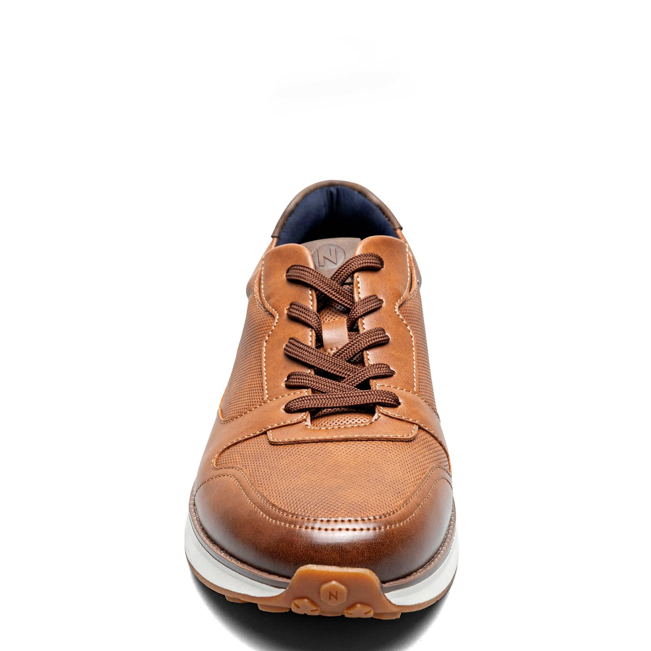 NUNN BUSH-MENS KORE SWIFT MOC TOE SNEAKER-COGNAC & 