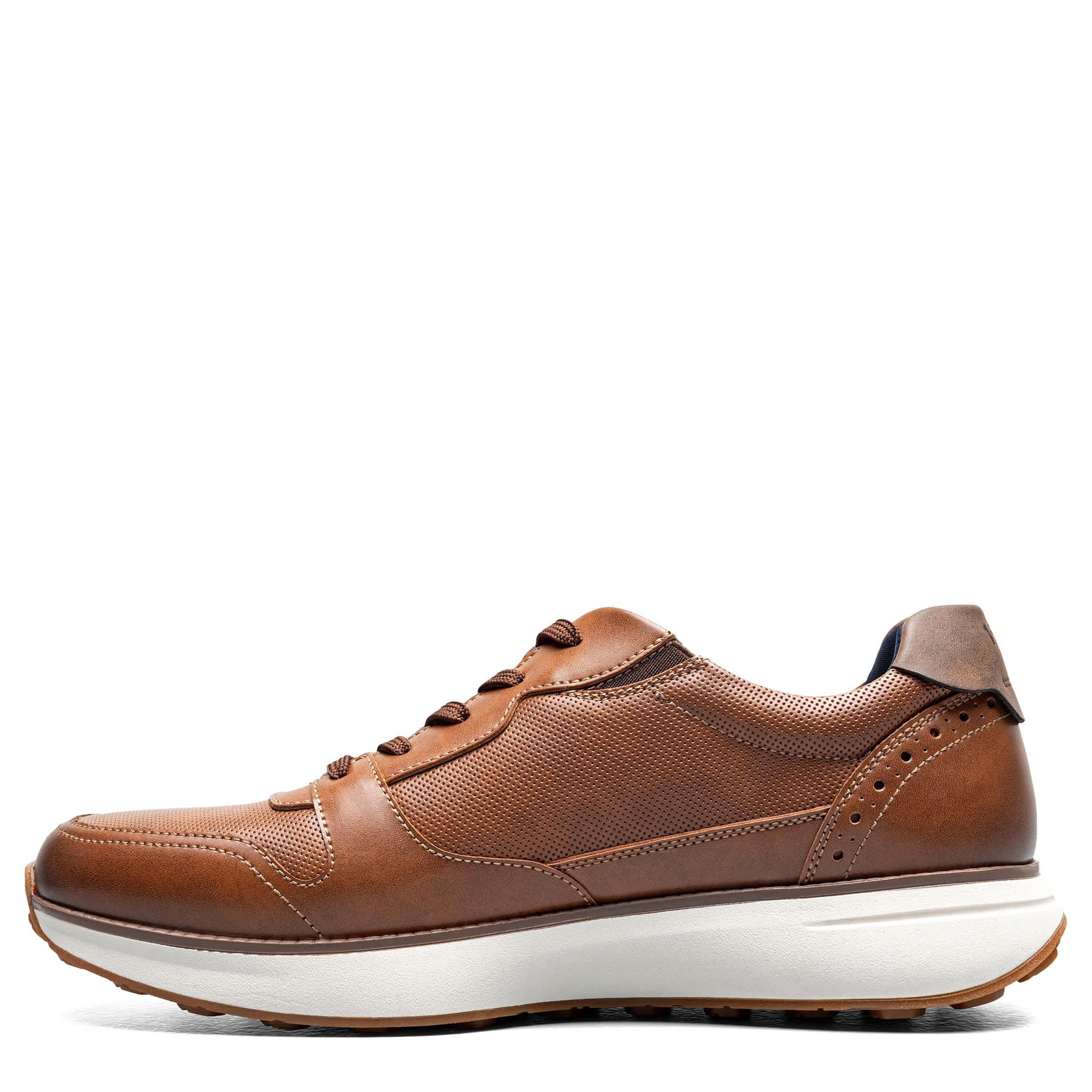 NUNN BUSH-MENS KORE SWIFT MOC TOE SNEAKER-COGNAC & 