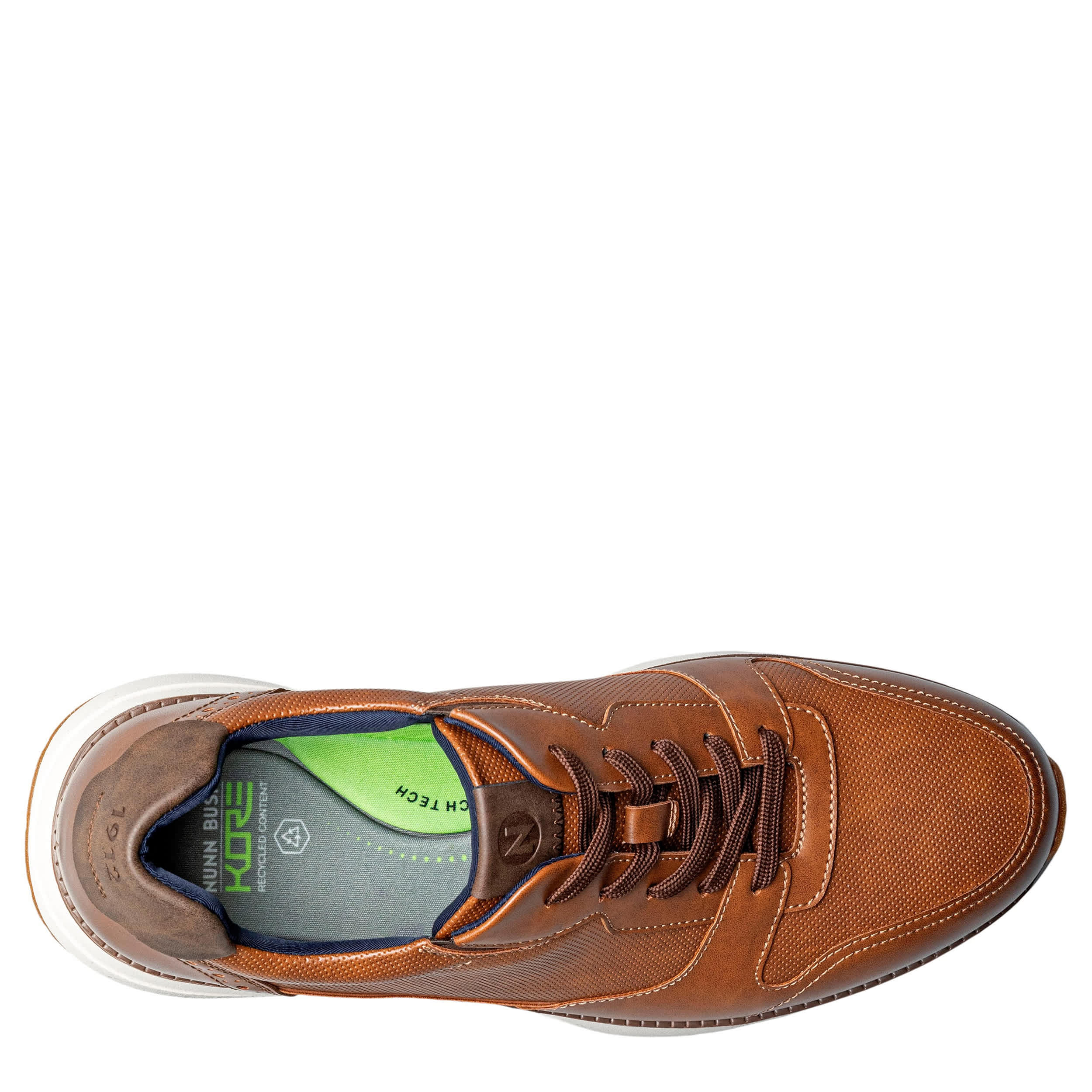 NUNN BUSH-MENS KORE SWIFT MOC TOE SNEAKER-COGNAC & 