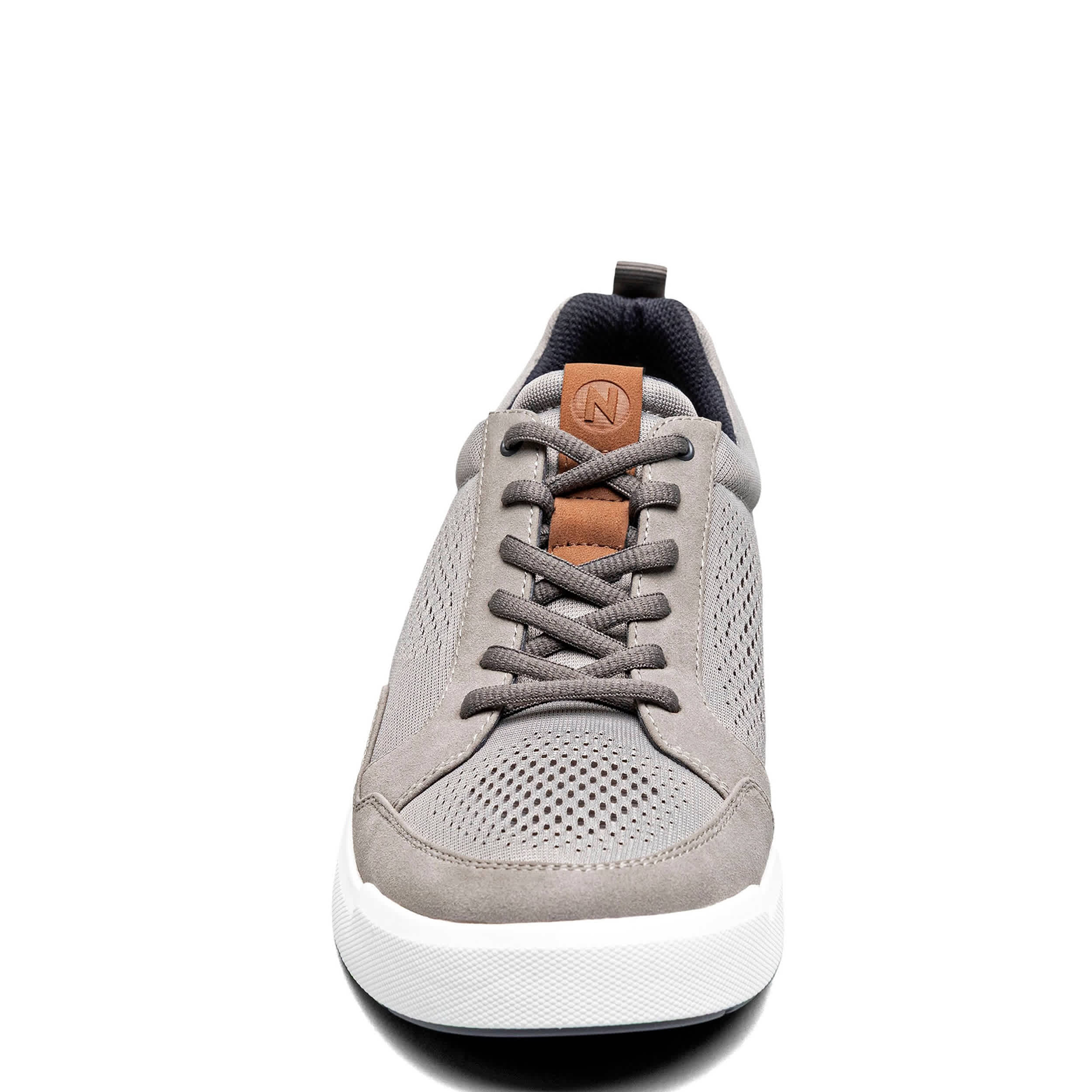 NUNN BUSH-MENS KORE CITY RALLY MESH MOC TOE SNEAKER-GREY & 