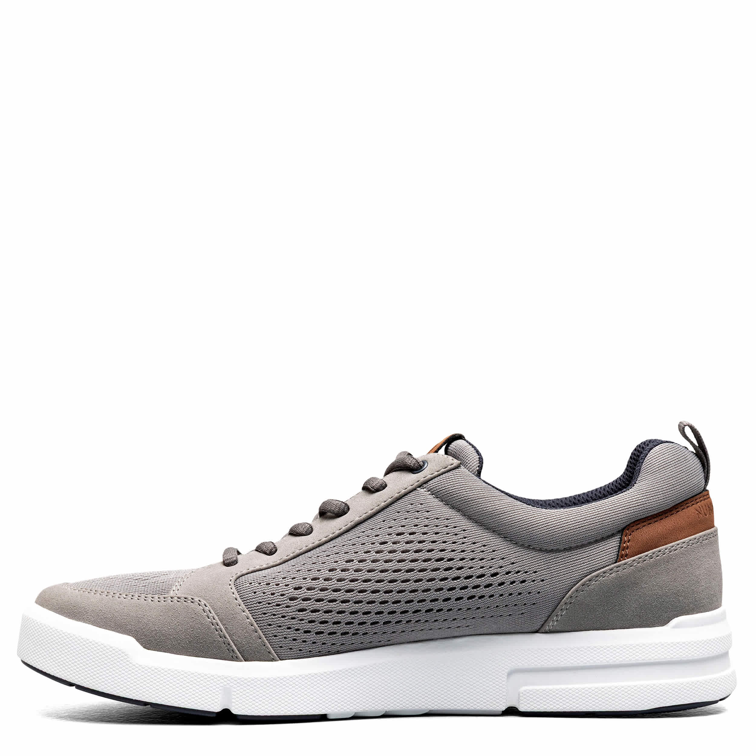 NUNN BUSH-MENS KORE CITY RALLY MESH MOC TOE SNEAKER-GREY & 