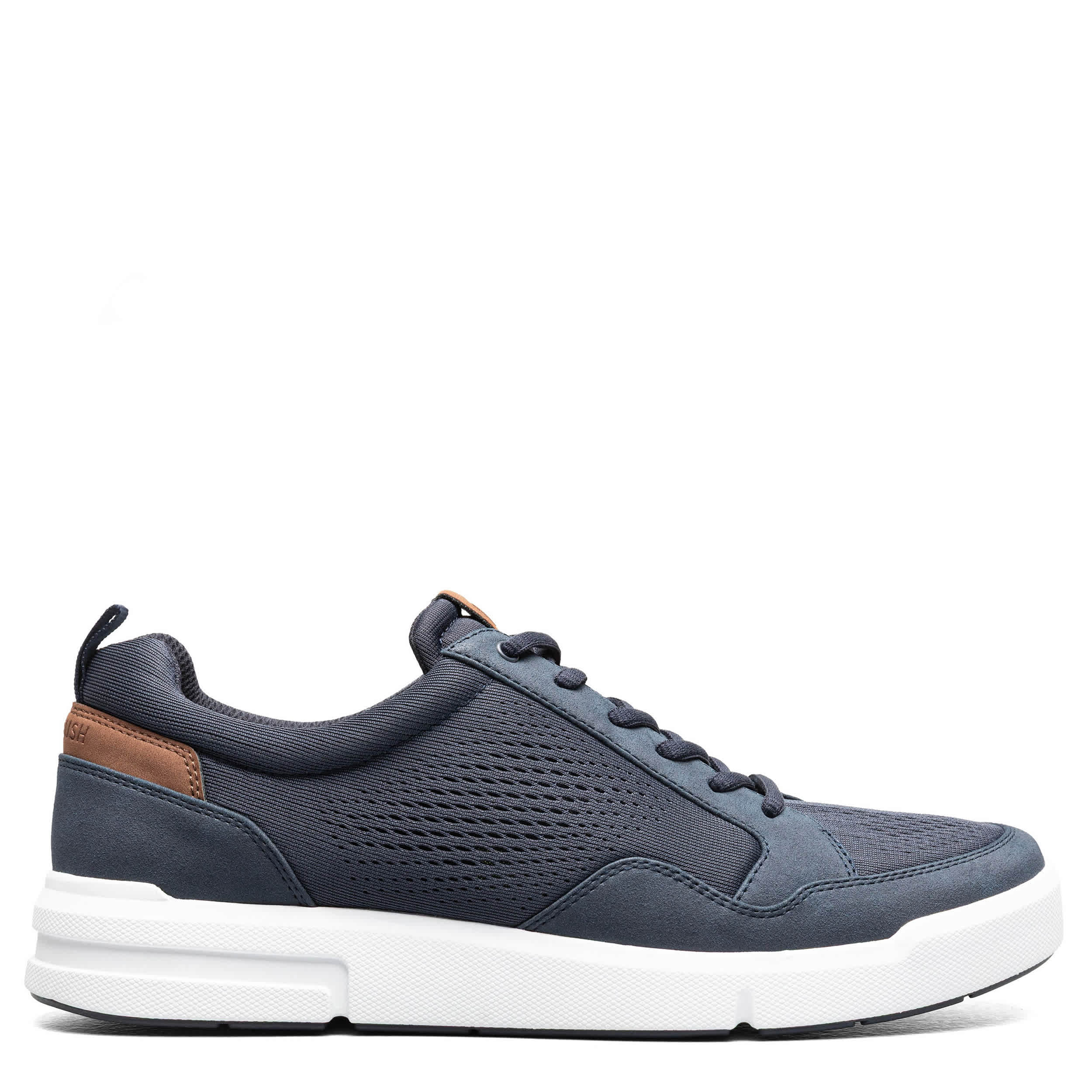NUNN BUSH-MENS KORE CITY RALLY MESH MOC TOE SNEAKER-NAVY & 