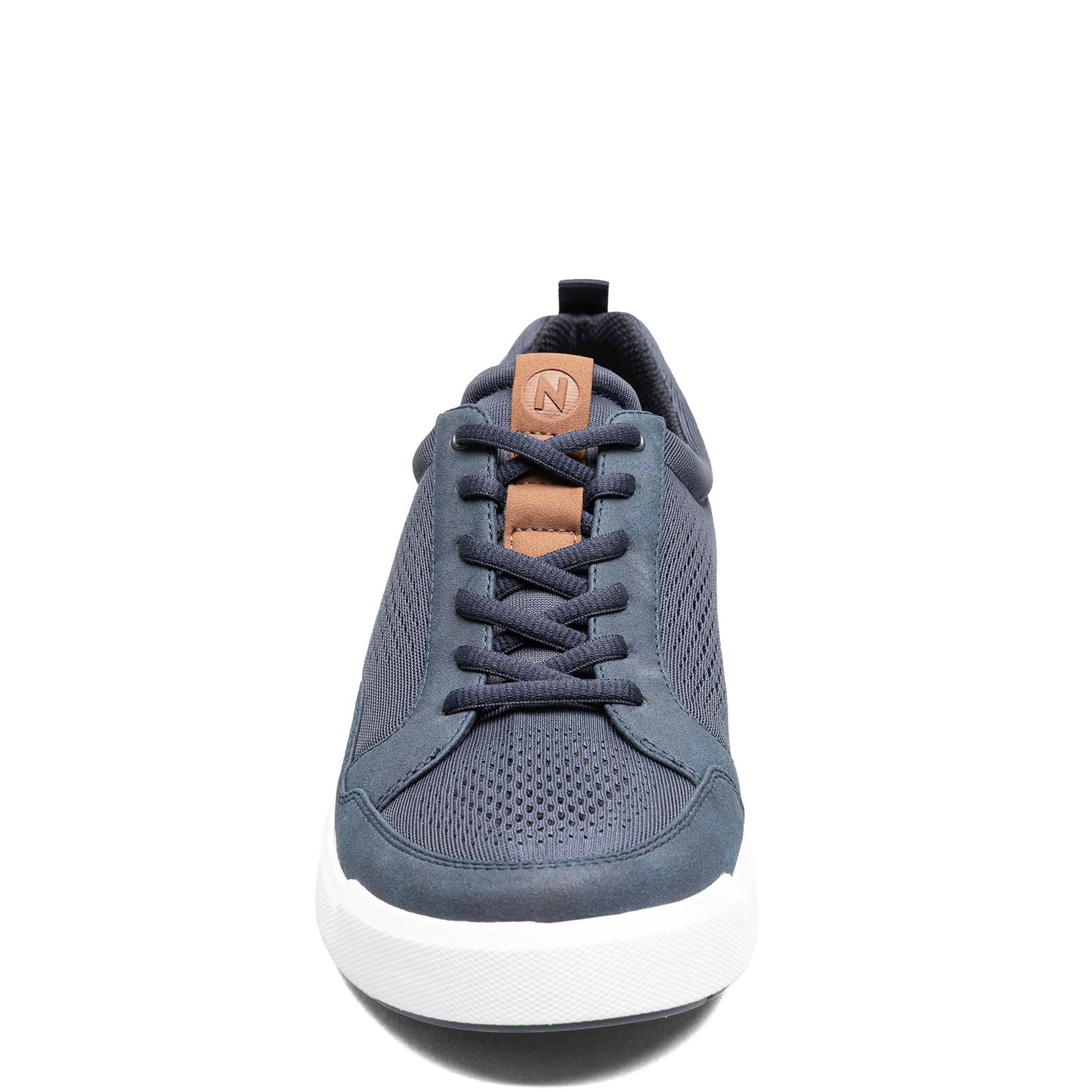 NUNN BUSH-MENS KORE CITY RALLY MESH MOC TOE SNEAKER-NAVY & 