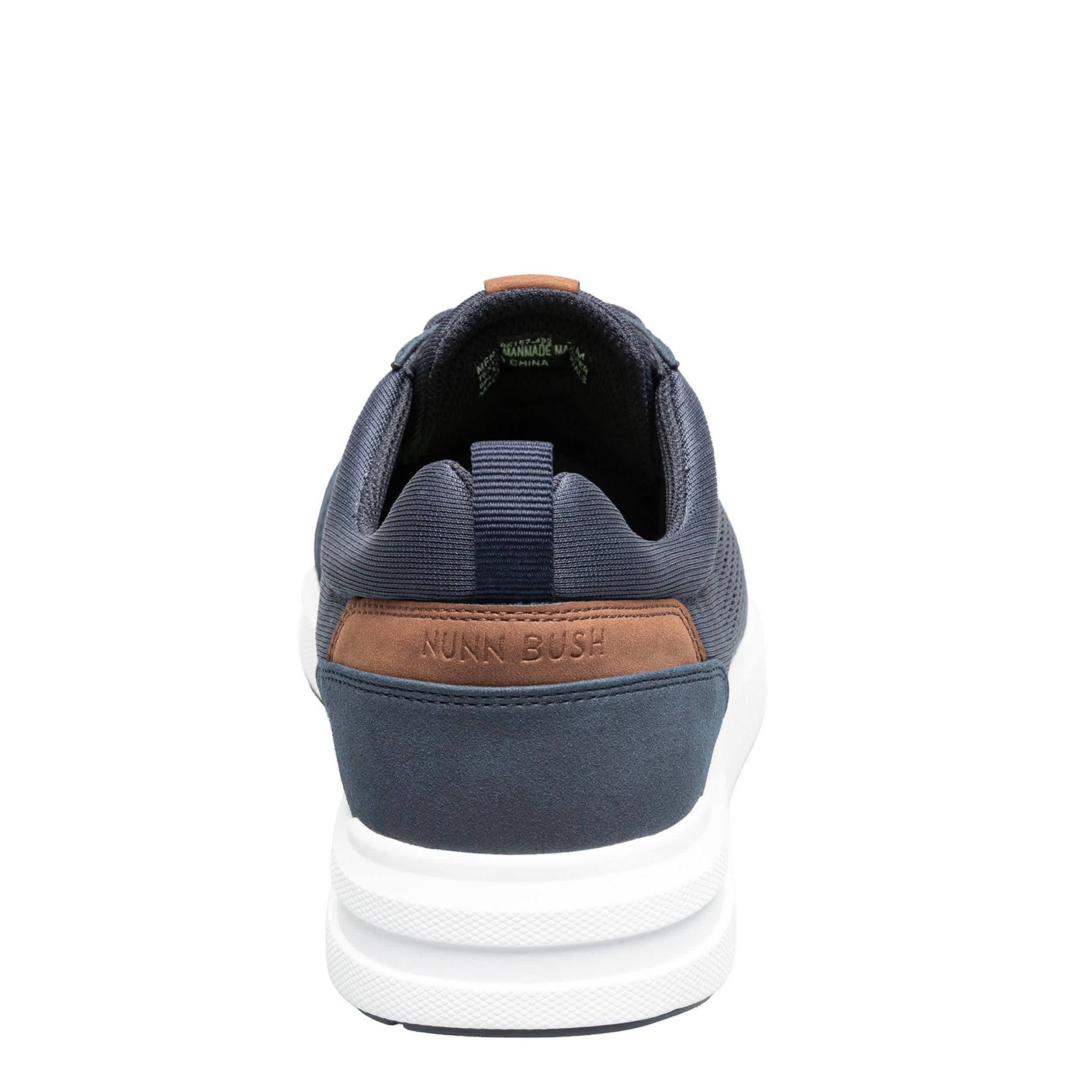 NUNN BUSH-MENS KORE CITY RALLY MESH MOC TOE SNEAKER-NAVY & 