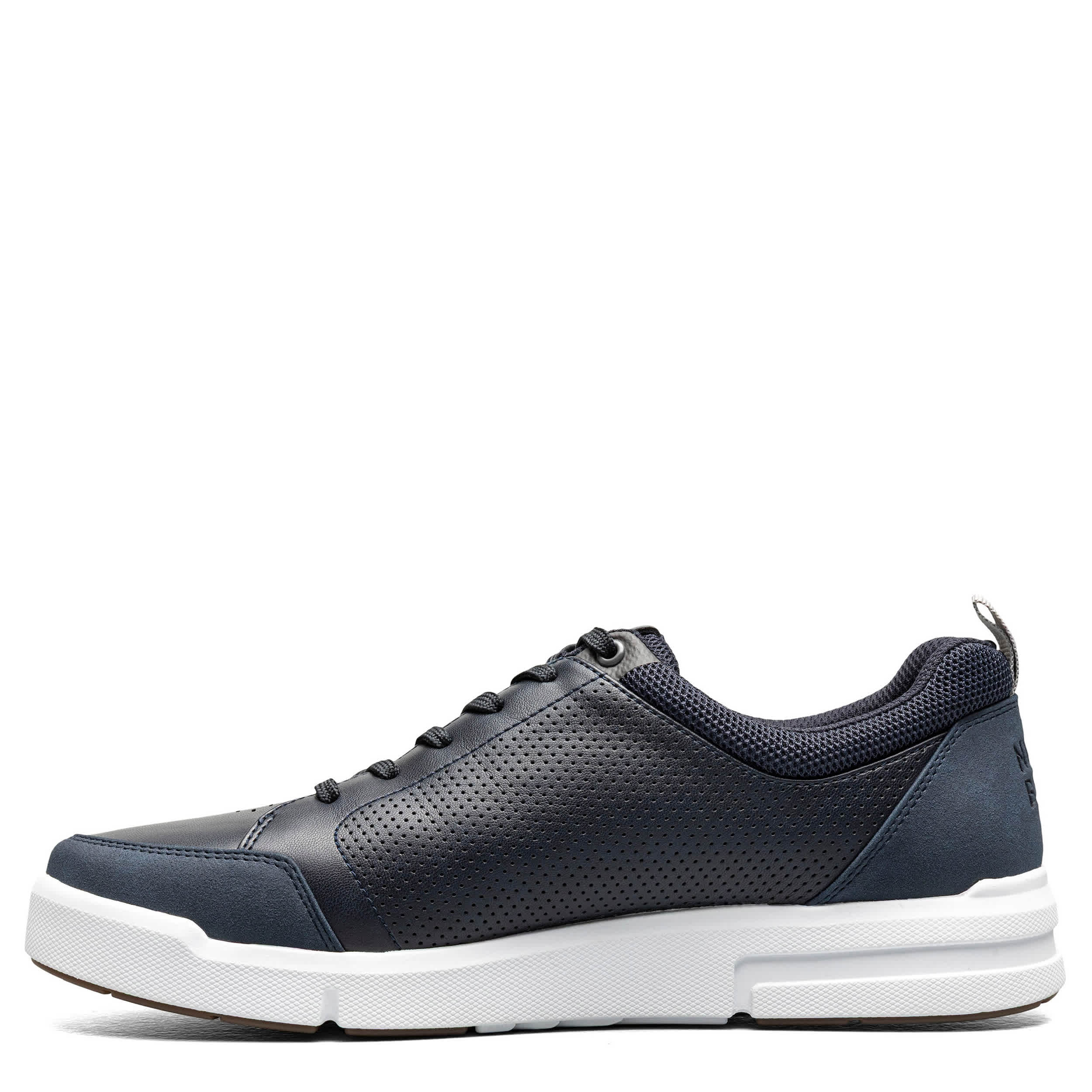 NUNN BUSH-MENS KORE CITY RALLY MOC TOE LACE TO TOE SNEAKER-NAVY & 