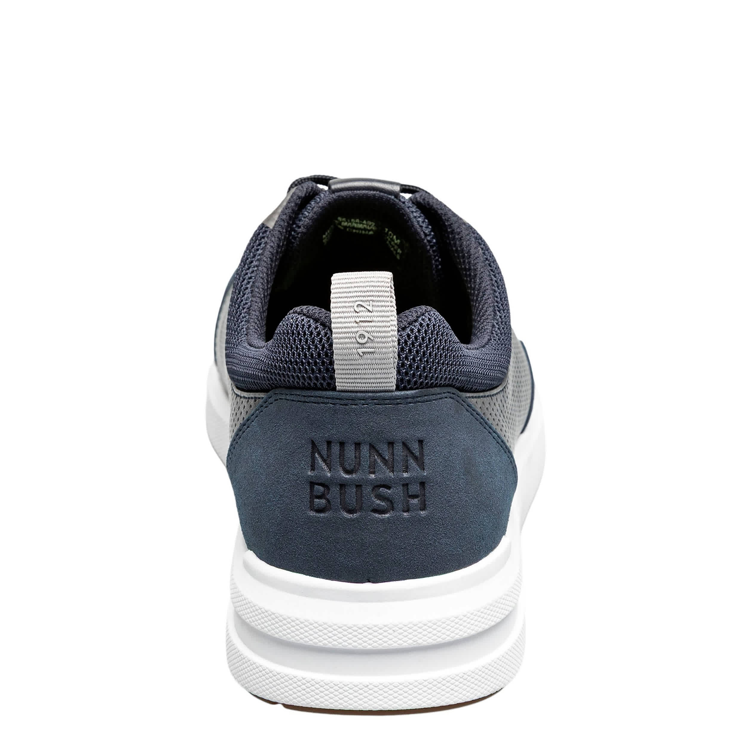 NUNN BUSH-MENS KORE CITY RALLY MOC TOE LACE TO TOE SNEAKER-NAVY & 