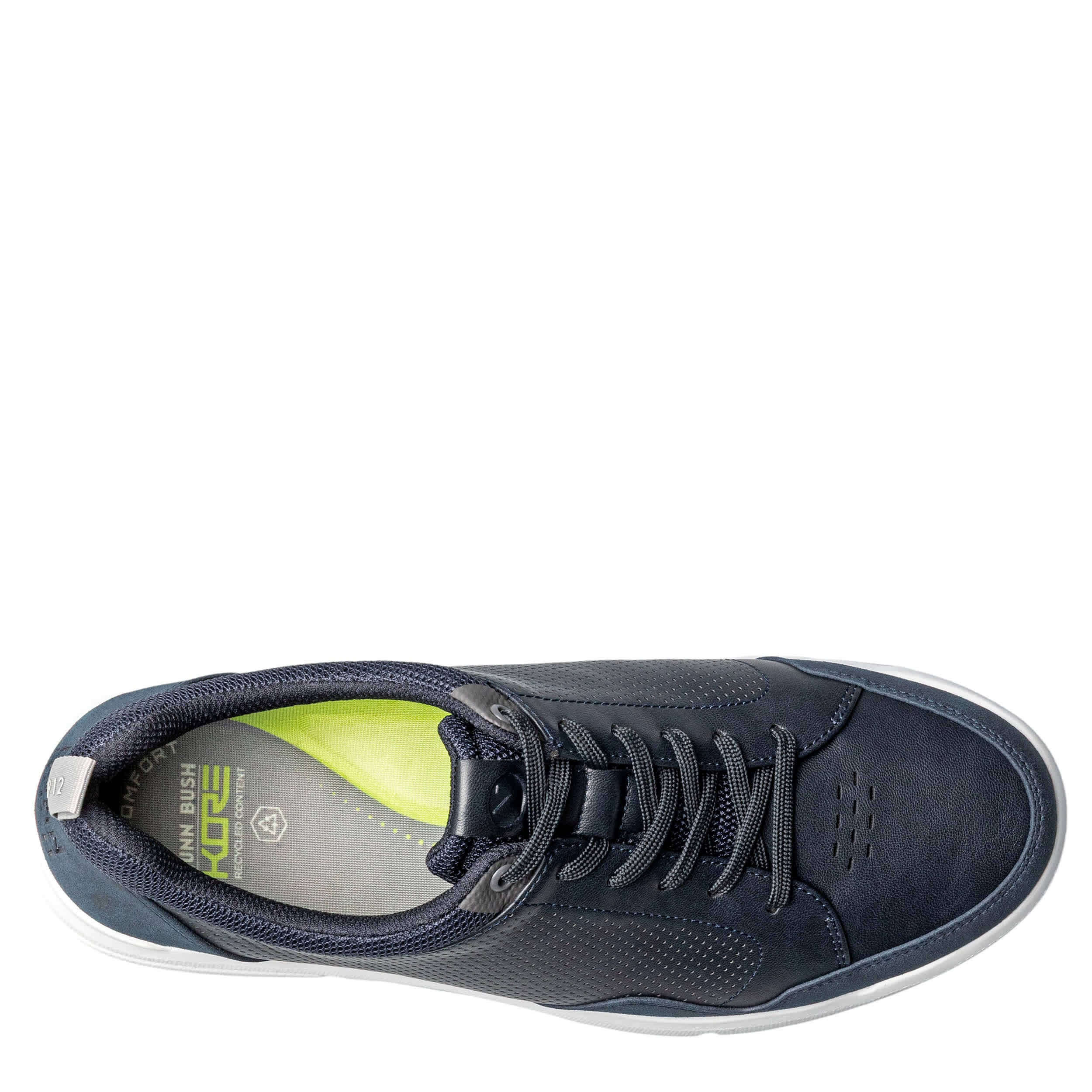 NUNN BUSH-MENS KORE CITY RALLY MOC TOE LACE TO TOE SNEAKER-NAVY & 
