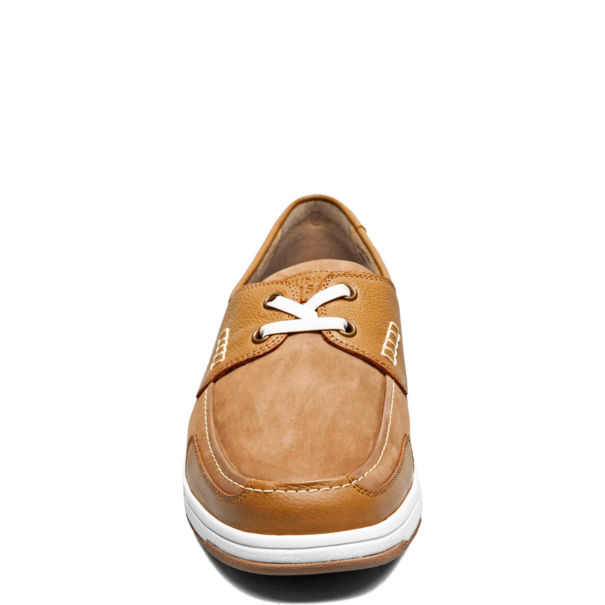 NUNN BUSH-MENS LUCA MOC TOE BOAT SHOE-TAN & 