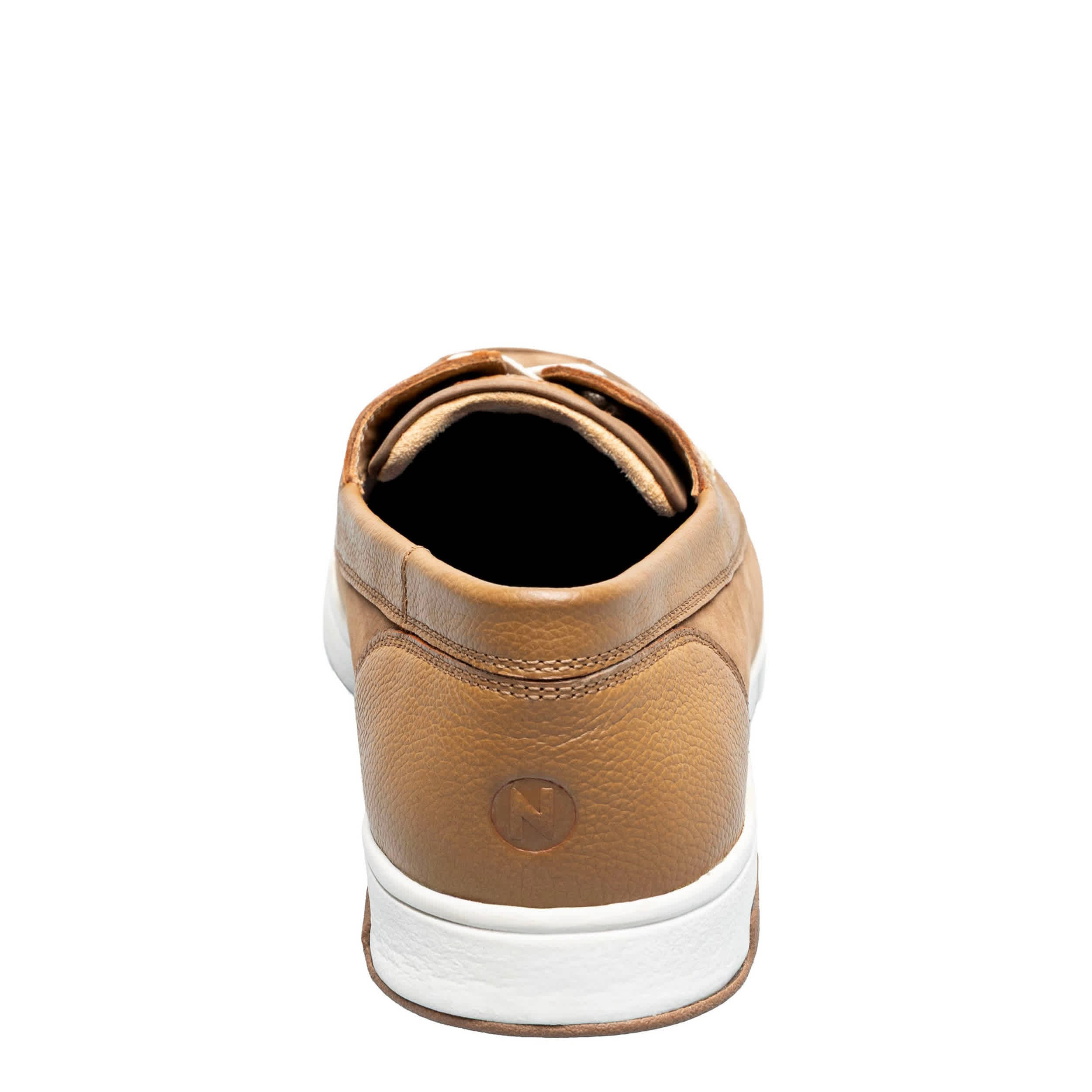 NUNN BUSH-MENS LUCA MOC TOE BOAT SHOE-TAN & 