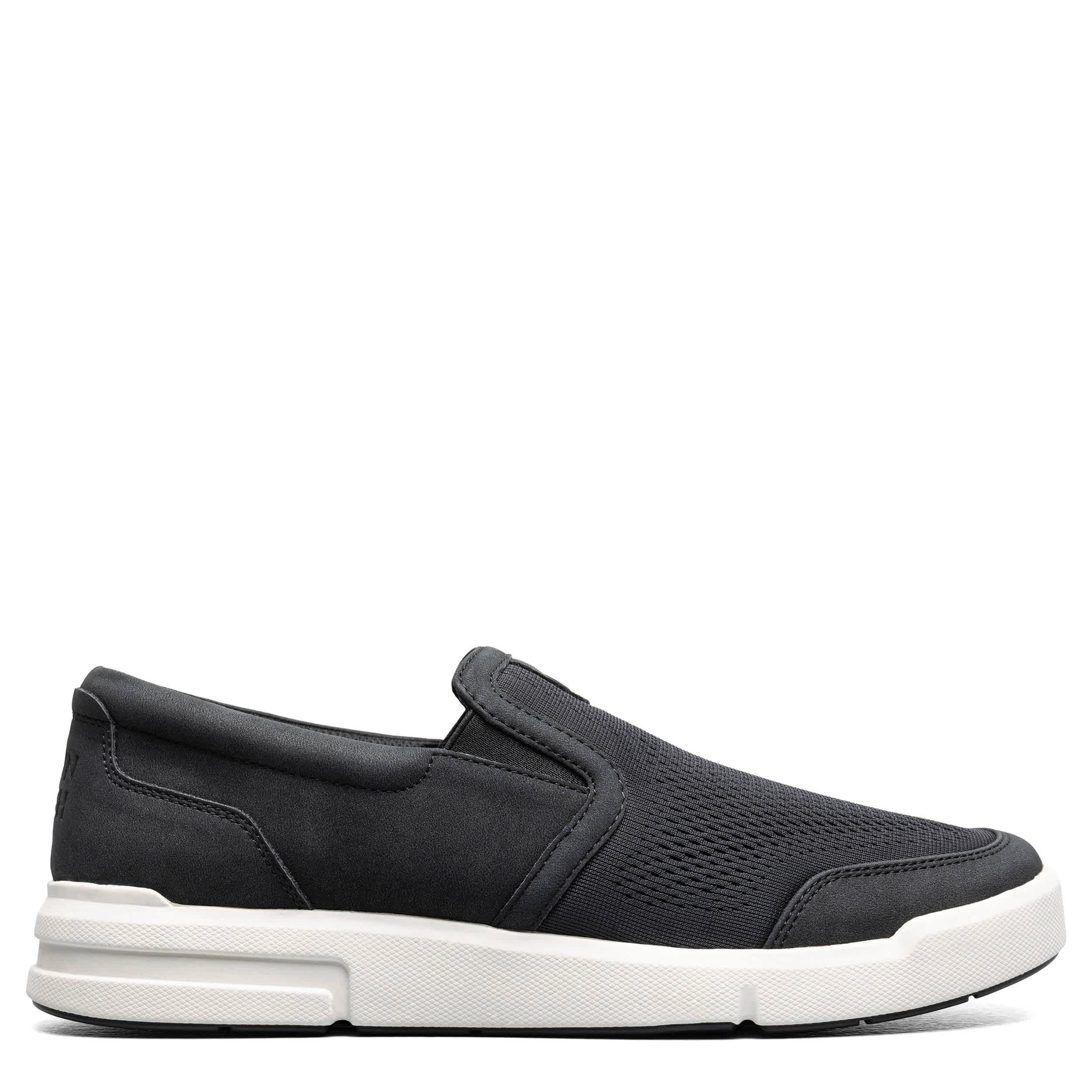 NUNN BUSH-MENS KORE CITY RALLY MESH MOC TOE SLIP ON SNEAKER-BLACK & 