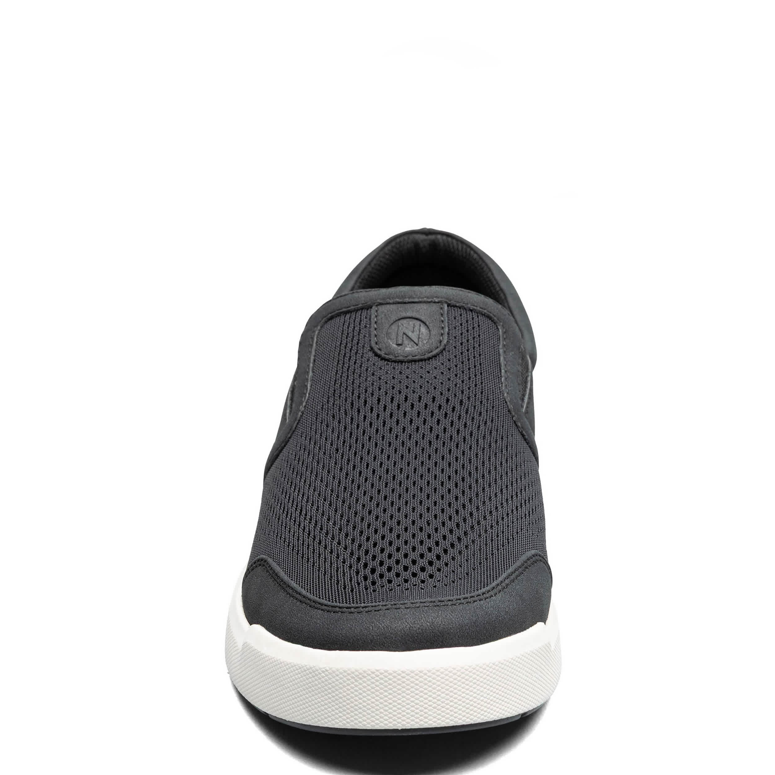 NUNN BUSH-MENS KORE CITY RALLY MESH MOC TOE SLIP ON SNEAKER-BLACK & 