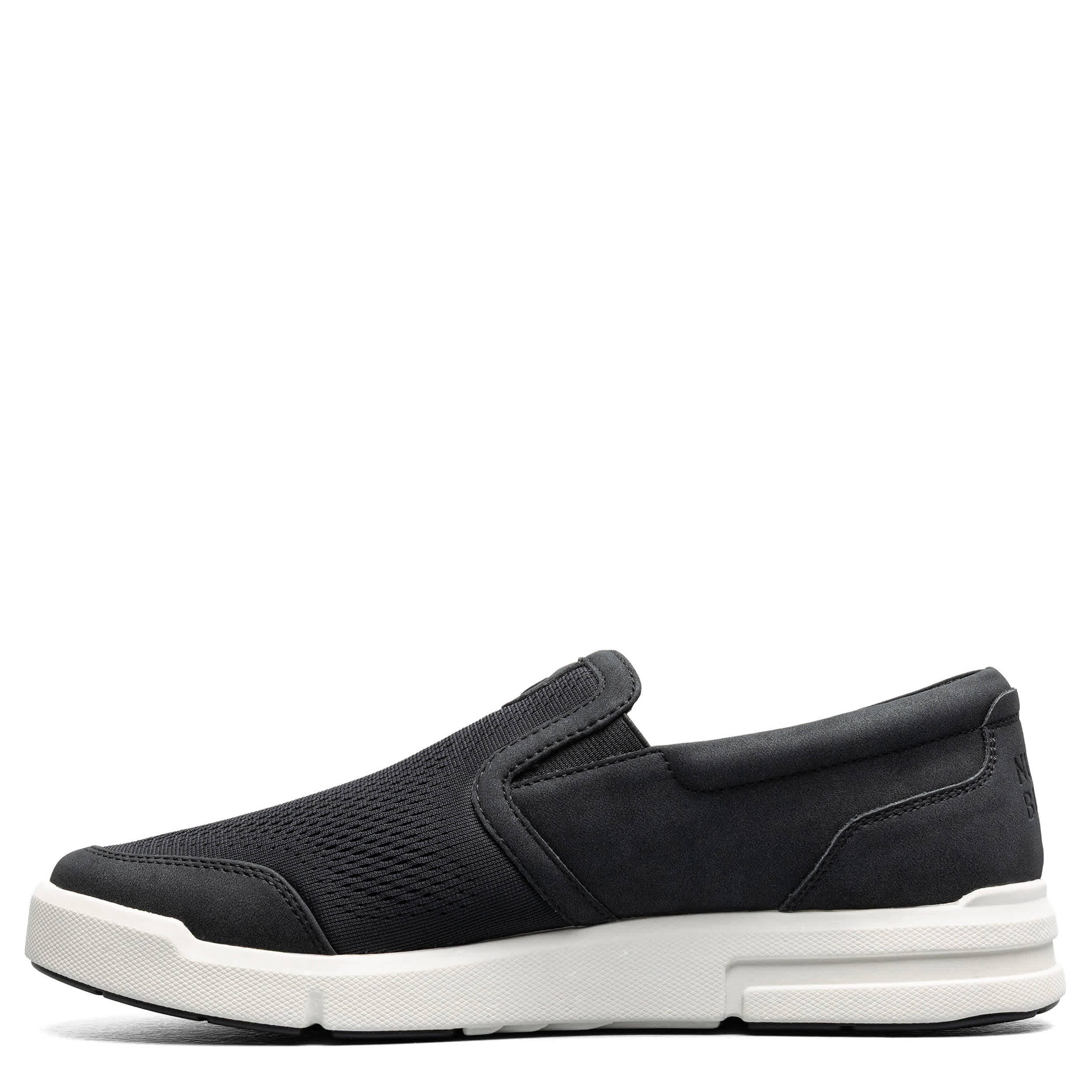 NUNN BUSH-MENS KORE CITY RALLY MESH MOC TOE SLIP ON SNEAKER-BLACK & 