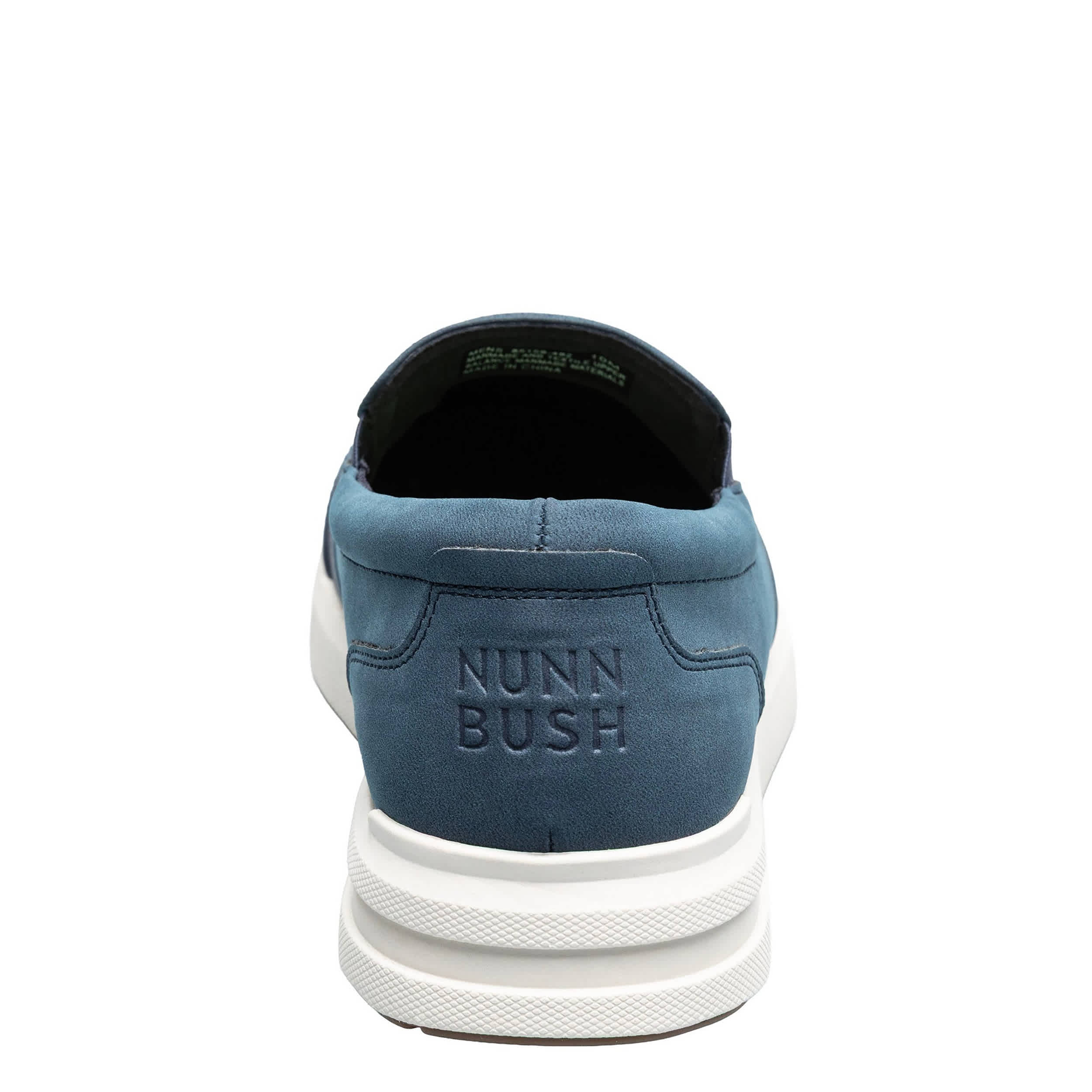 NUNN BUSH-MENS KORE CITY RALLY MESH MOC TOE SLIP ON SNEAKER-NAVY & 