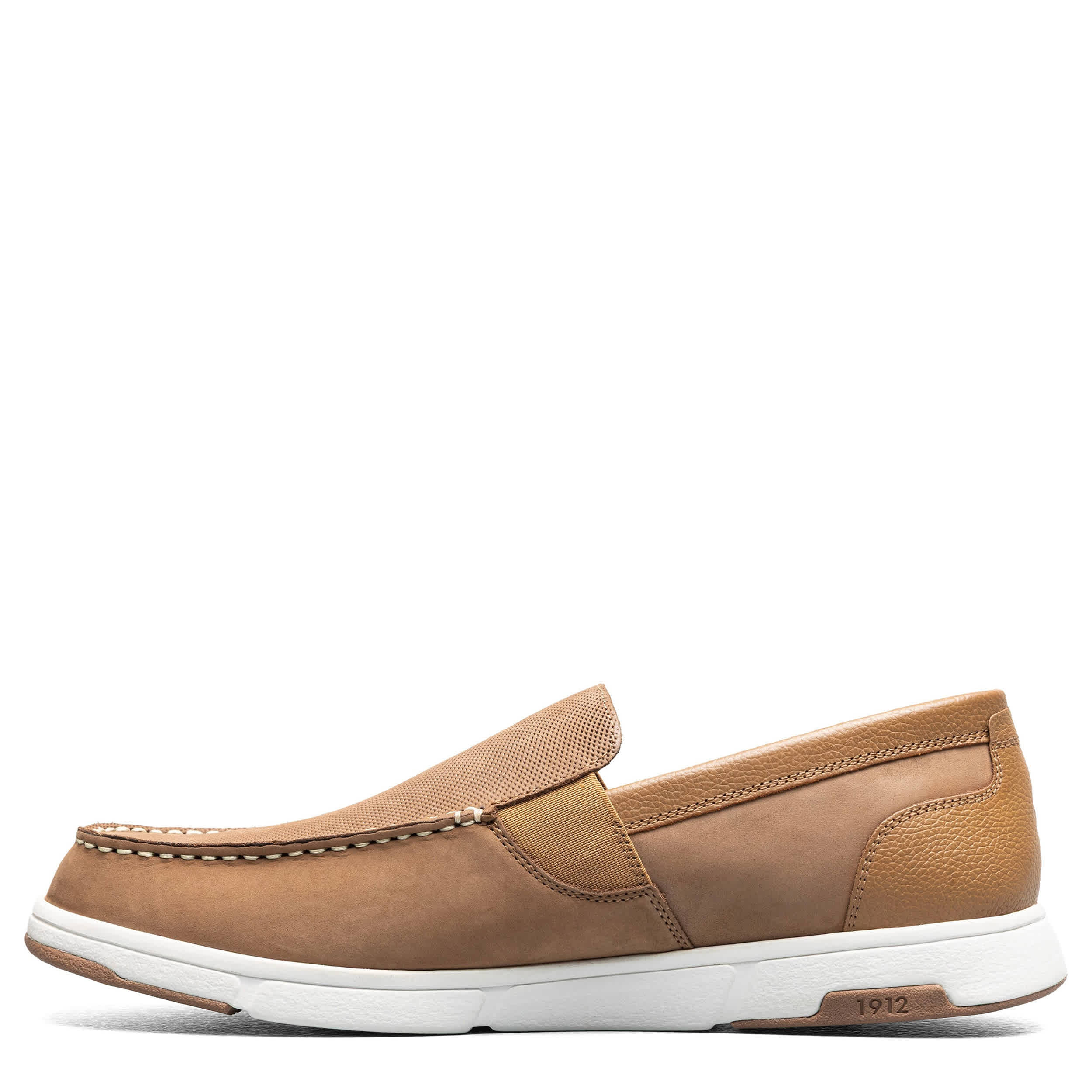 NUNN BUSH-MENS LUCA MOC TOE VENETIAN SLIP ON SHOE-TAN & 