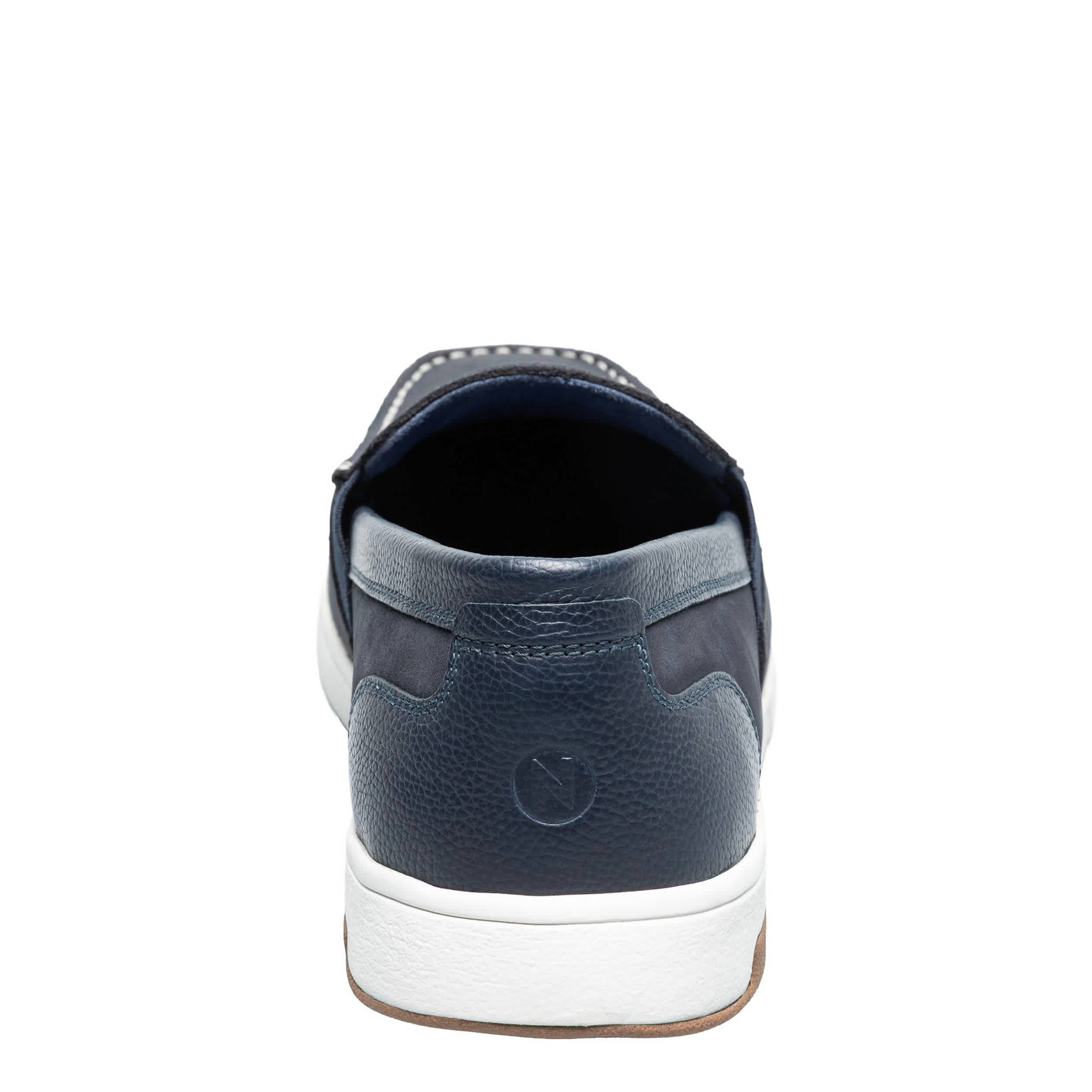 NUNN BUSH-MENS LUCA MOC TOE VENETIAN SLIP ON SHOE-NAVY & 