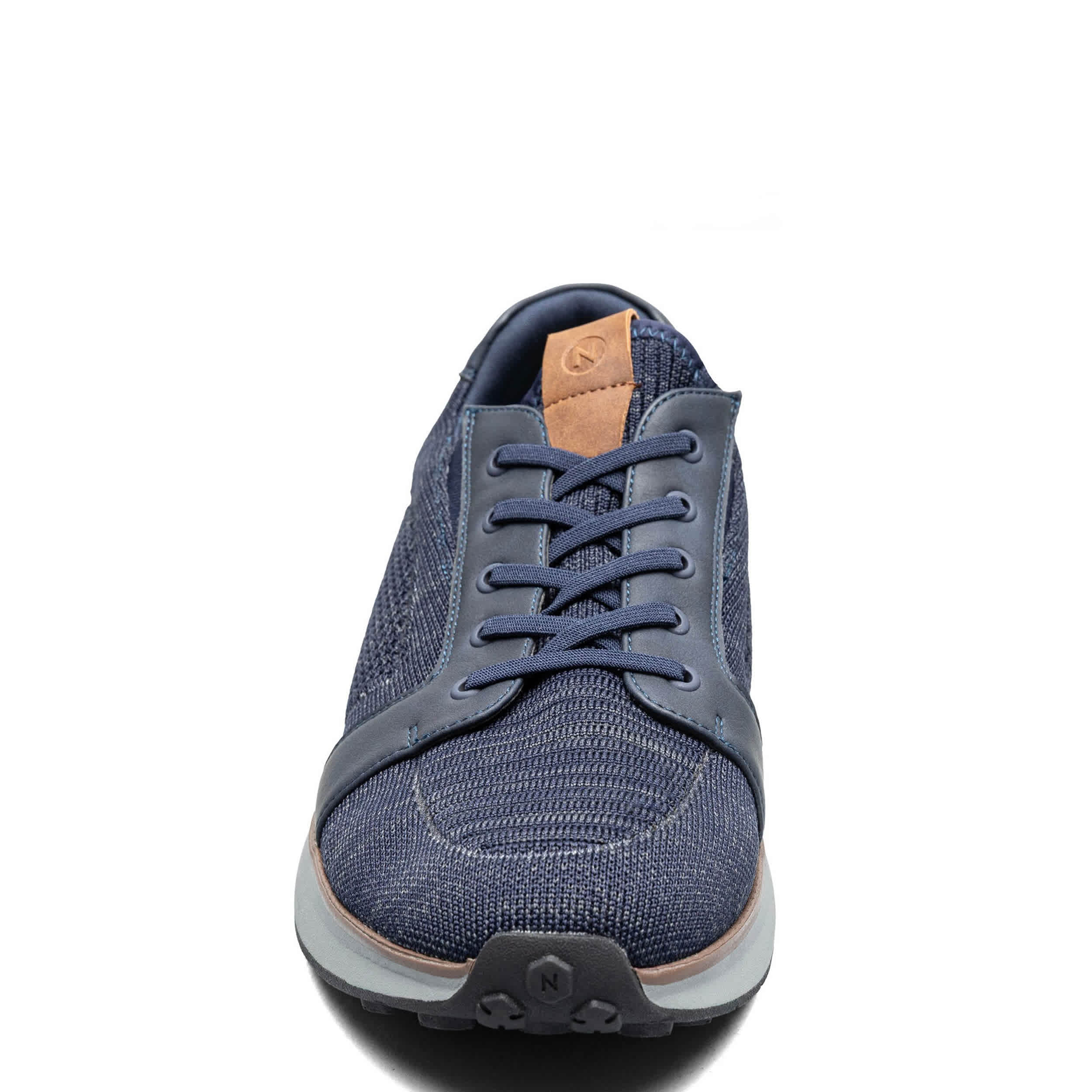NUNN BUSH-MENS KORE SWIFT KNIT MOC TOE SNEAKER-NAVY & MULTICOLOR