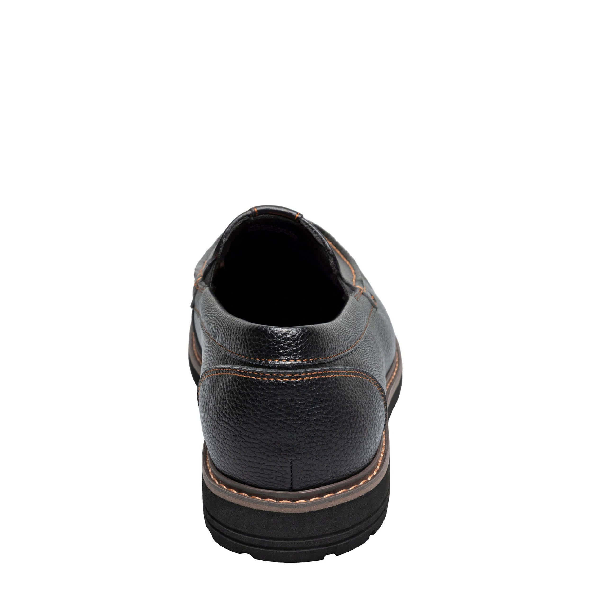 NUNN BUSH-MENS OSLO MOC TOE VENETIAN SLIP ON SHOE-BLACK & 